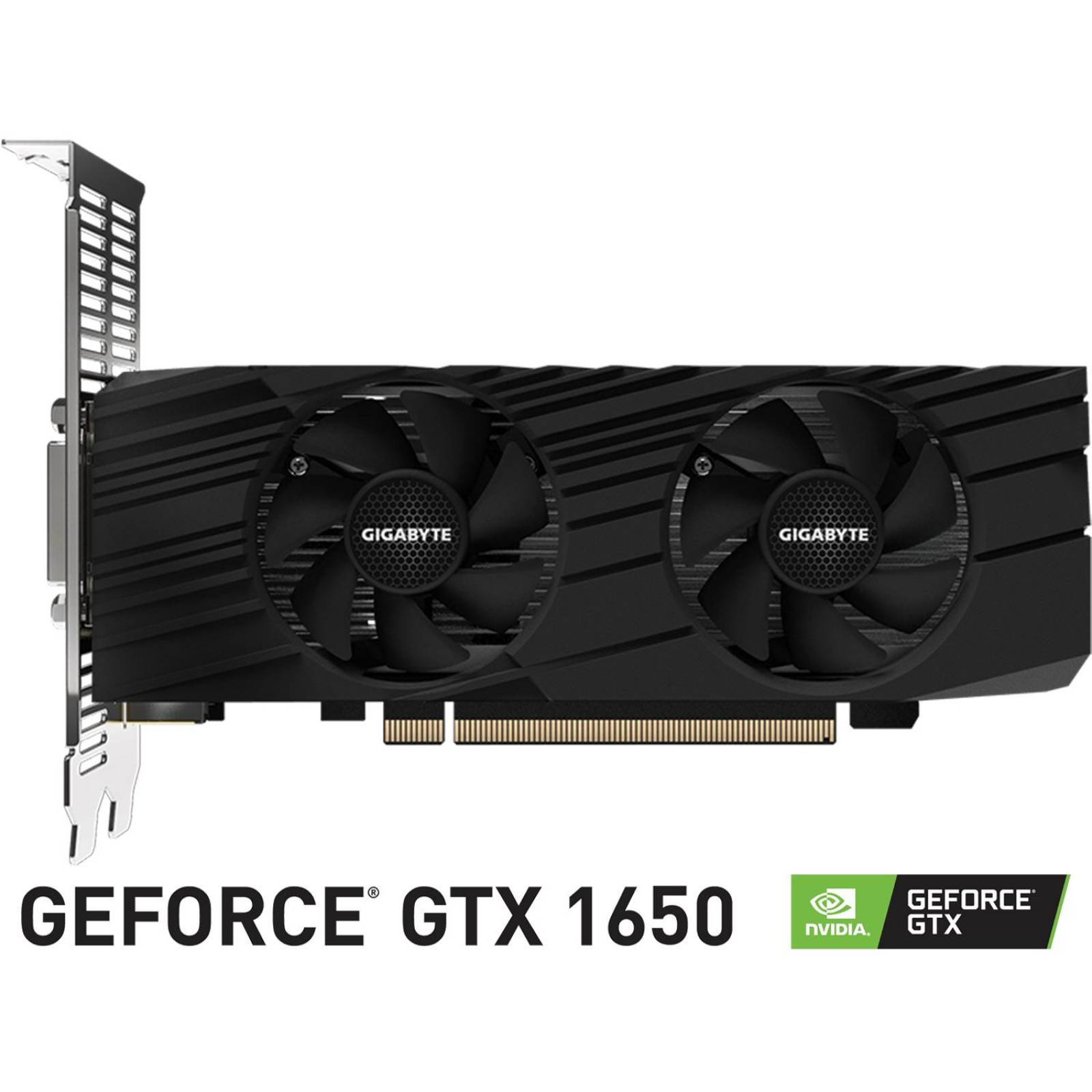 Tarjeta de Video GIGABYTE GeForce GTX 1650 OC Low Profile 4GB GDRR6 GV-N1656OC-4GL 