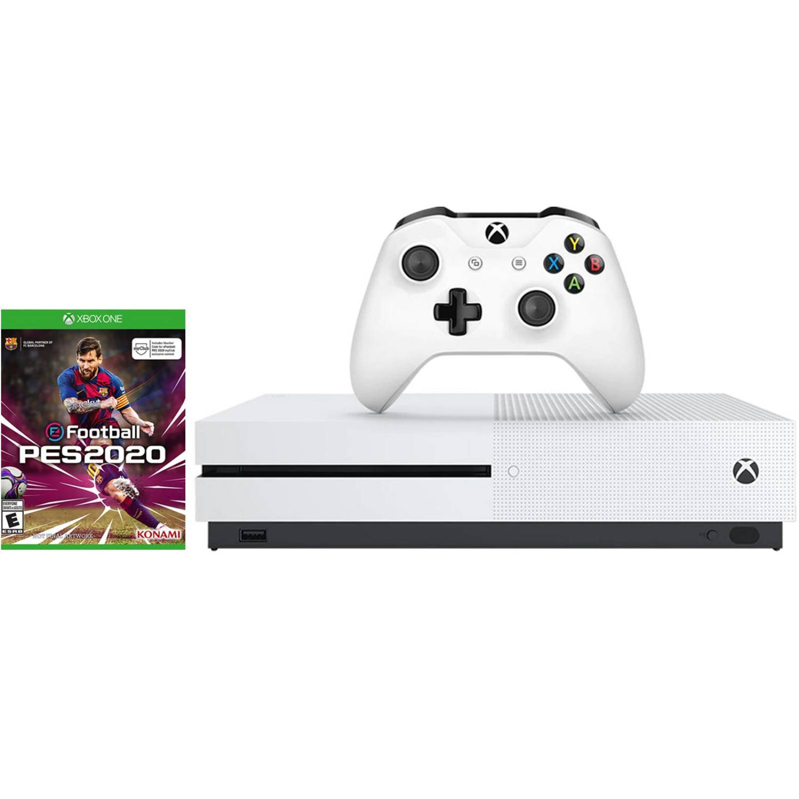 Consola XBOX ONE S 1TB PRO Evolution Soccer 2020 Blanco 234-01119 