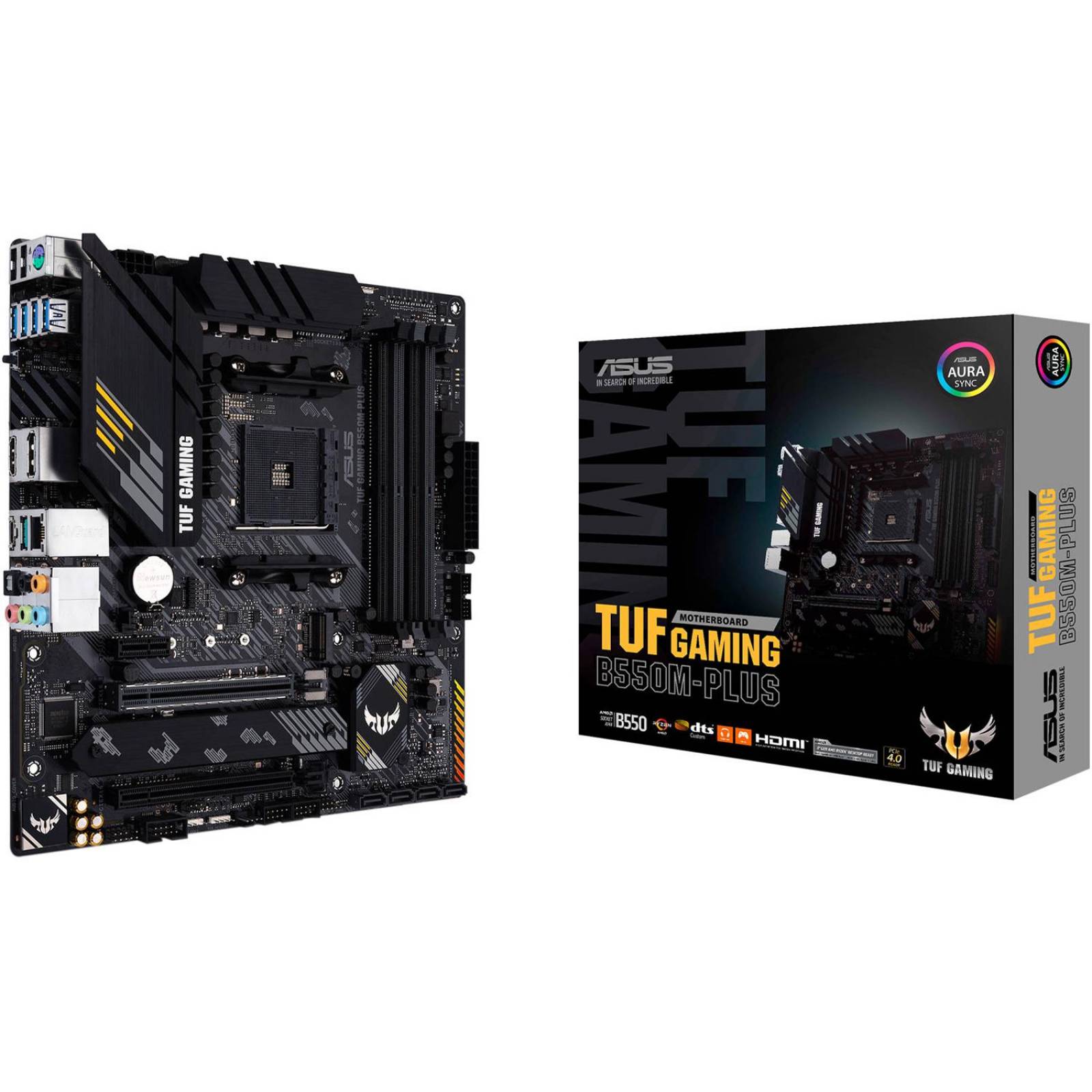 Tarjeta Madre ASUS TUF Gaming B550M-PLUS AM4 DDR4 Micro ATX 