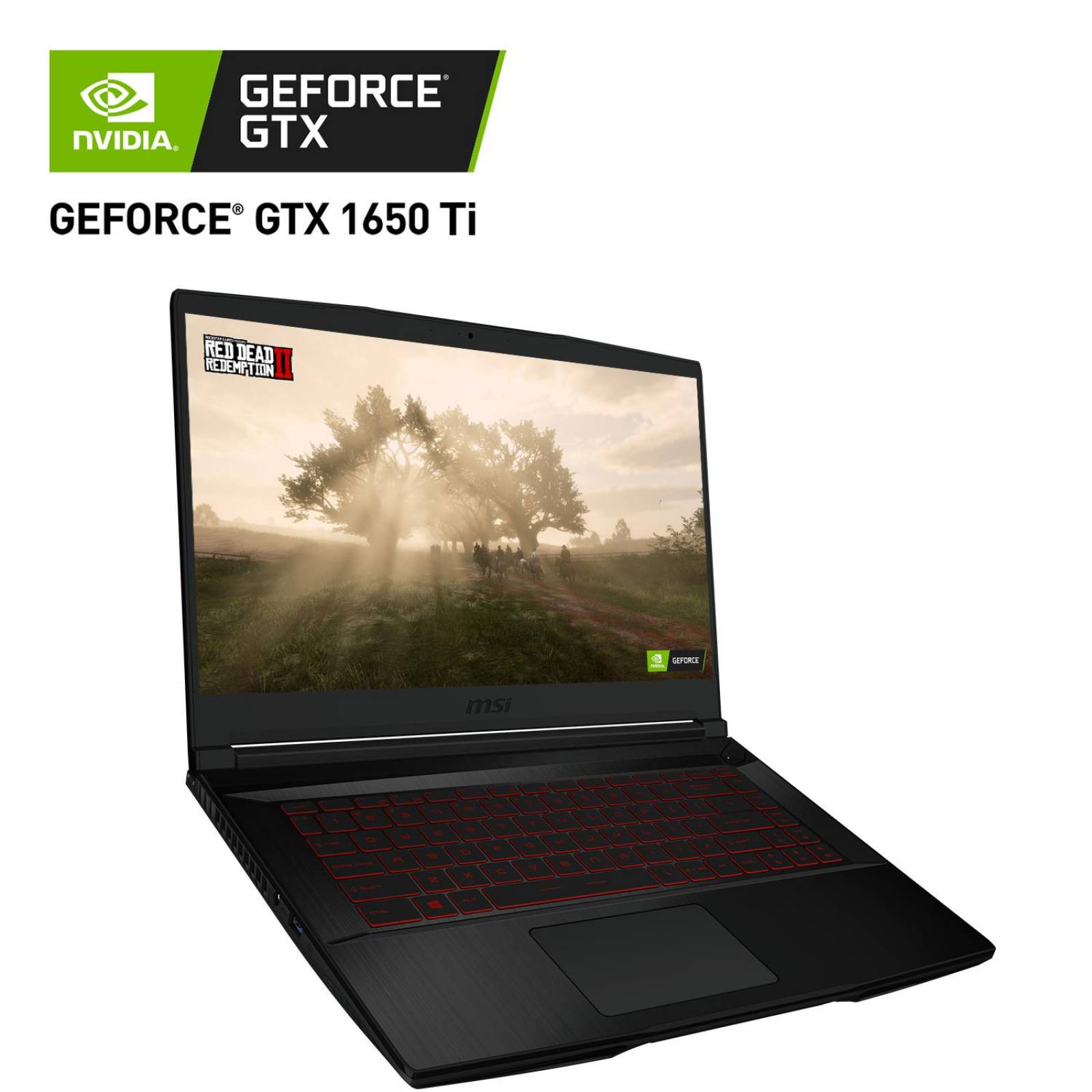 Laptop Gamer Geforce GTX 1650 TI MSI GF63 I7 9750H 8GB 256GB SSD 1TB 15.6 