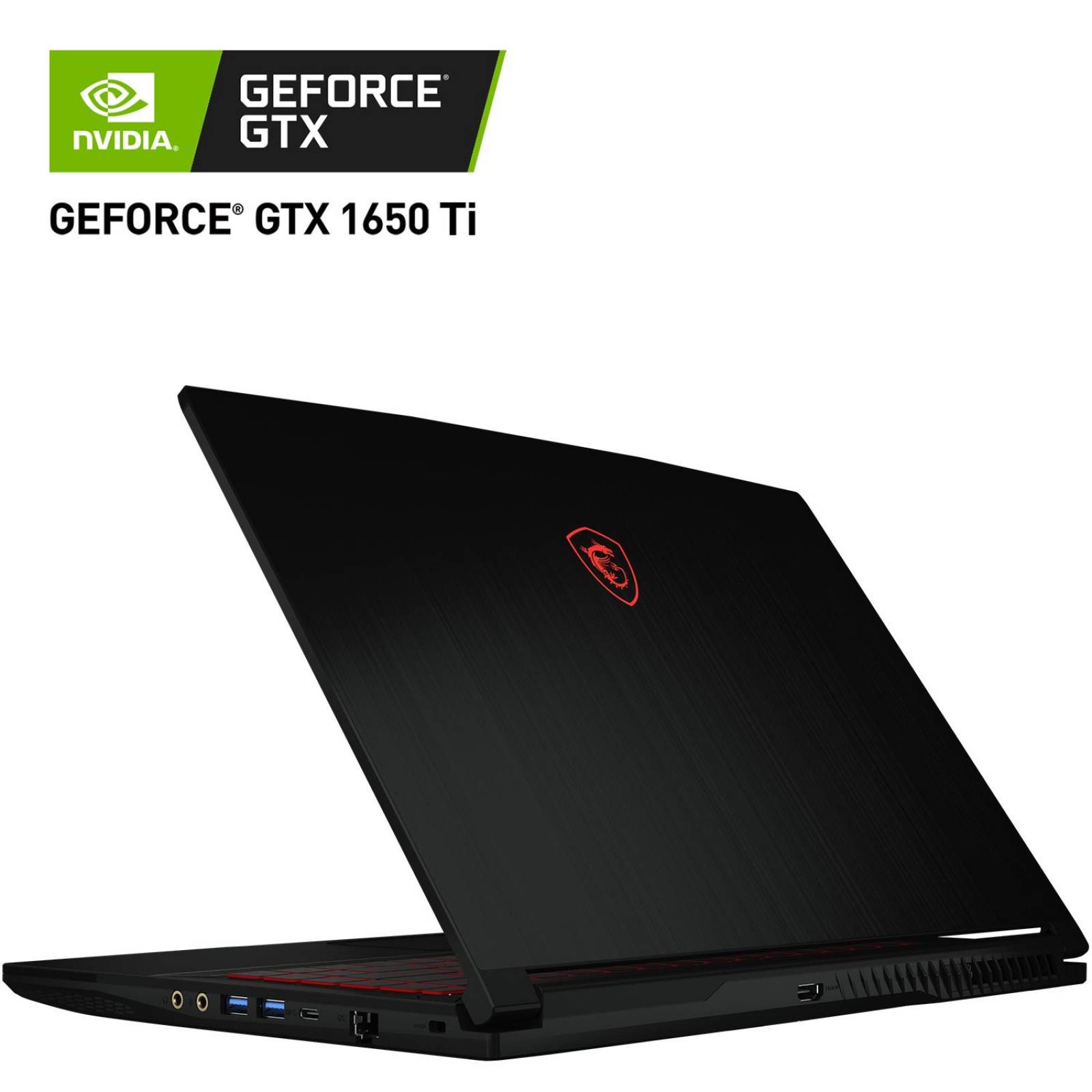 Laptop Gamer Geforce GTX 1650 TI MSI GF63 I7 9750H 8GB 256GB SSD 1TB 15.6 