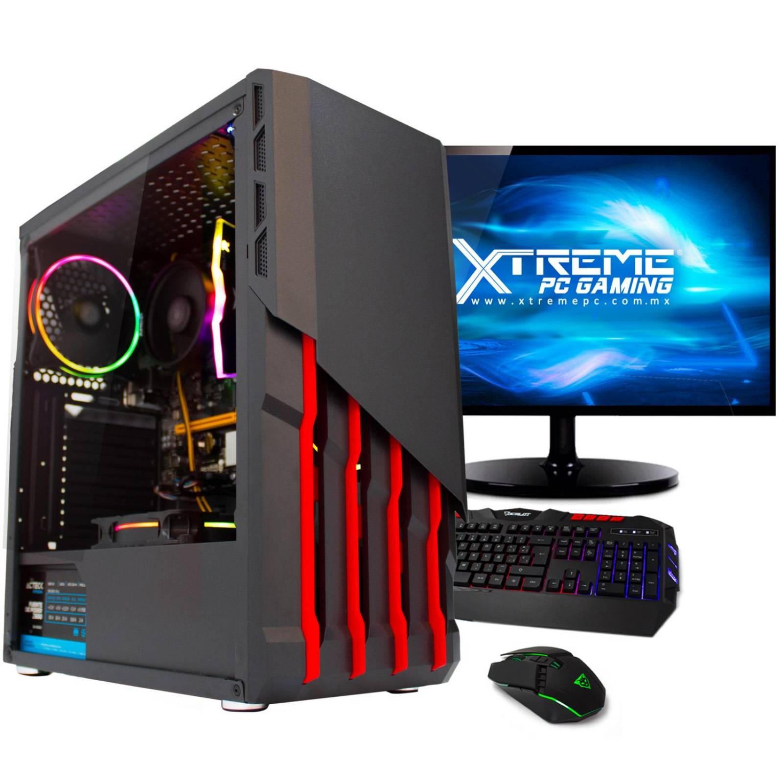 Xtreme Pc Gamer Amd Radeon Vega 8 Ryzen 3 8Gb 1Tb Monitor Wifi RGB 