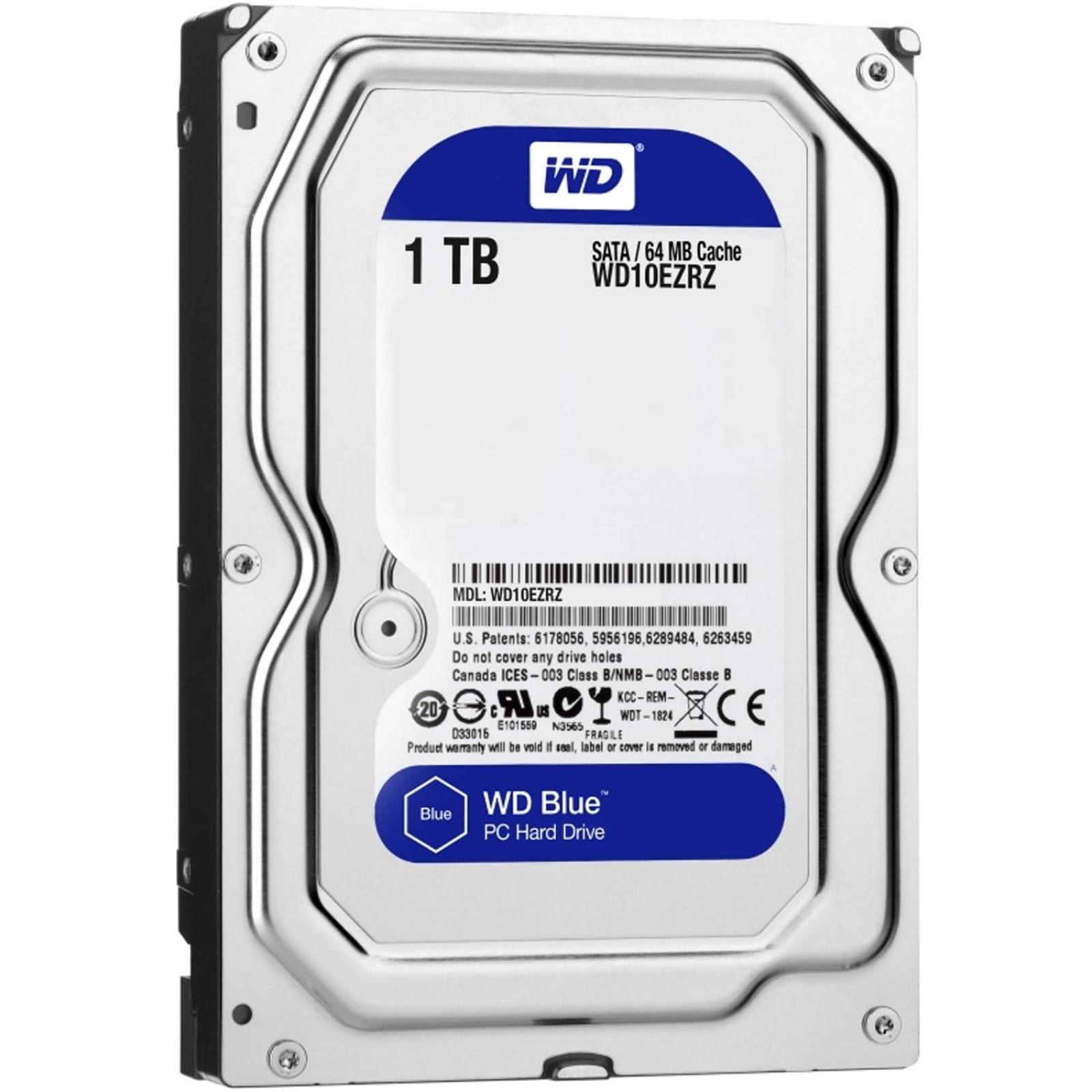 Disco Duro Interno 1TB WESTERN DIGITAL 3.5 WD10EZRZ Reacondicionado 