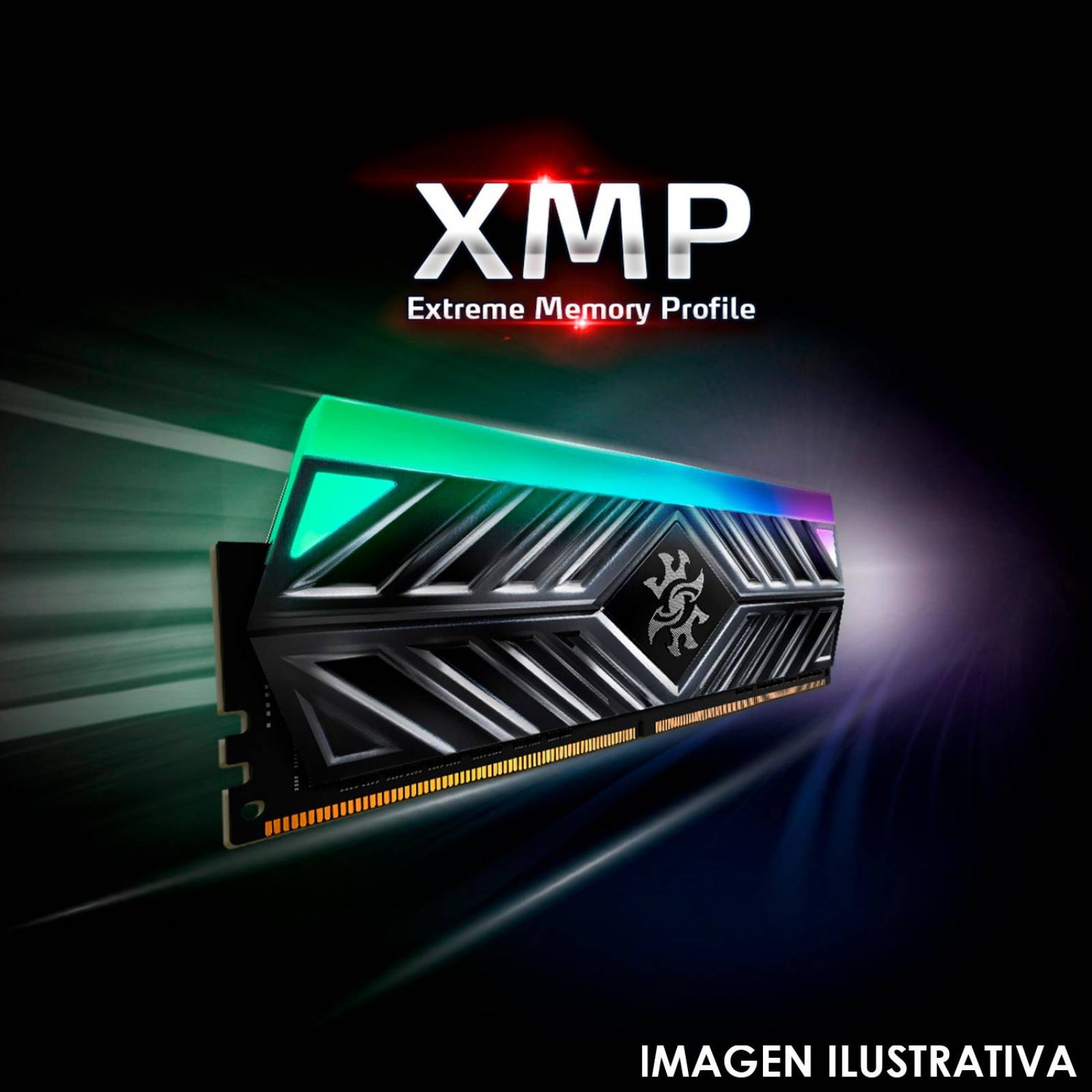 Memoria RAM DDR4 8GB 3000MHz XPG SPECTRIX D41 RGB Disipador AX4U300038G16A-ST41 