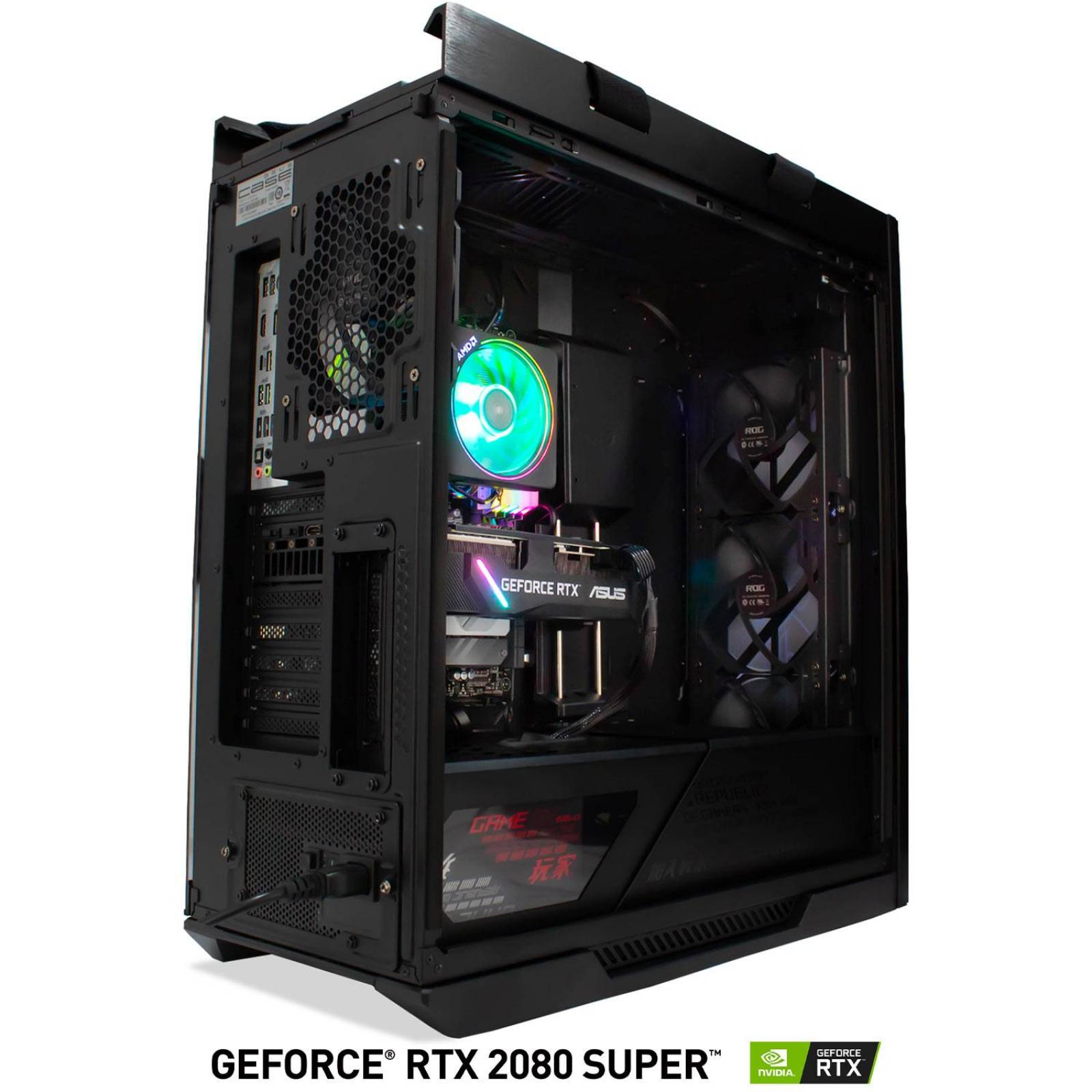 Xtreme Pc Gamer Rog Strix GeForce RTX 2080 SUPER Ryzen 9 3900X 32Gb Ssd 512gB 2Tb RGB 