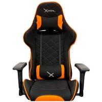 Silla Gamer Stylos Xzeal Xz25 Ergonomica Reclinable Negro/naranja Xzsxz25O