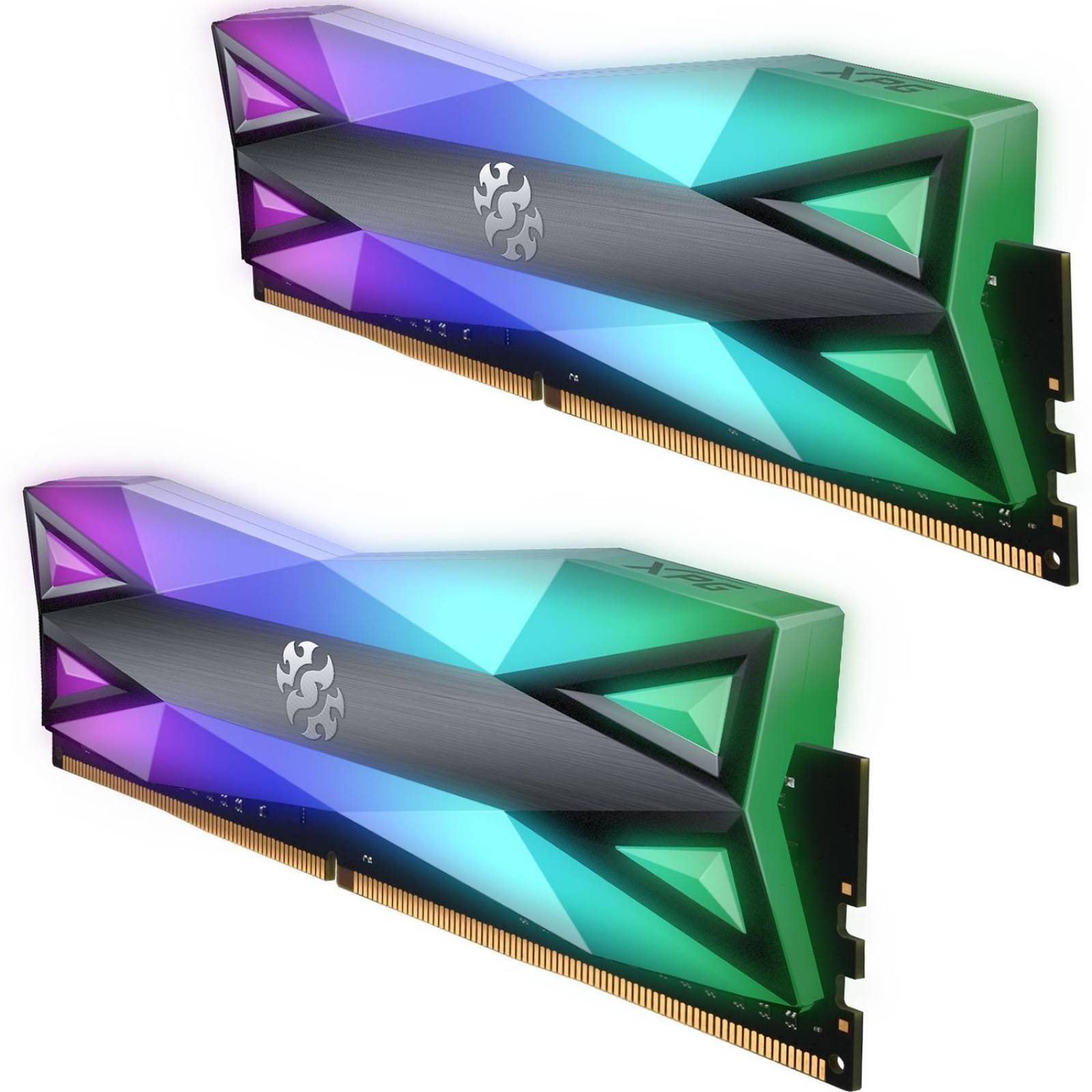 Memoria RAM DDR4 16GB 4133MHz XPG SPECTRIX D60G RGB Disipador 2x8GB AX4U413338G19J-DT60 