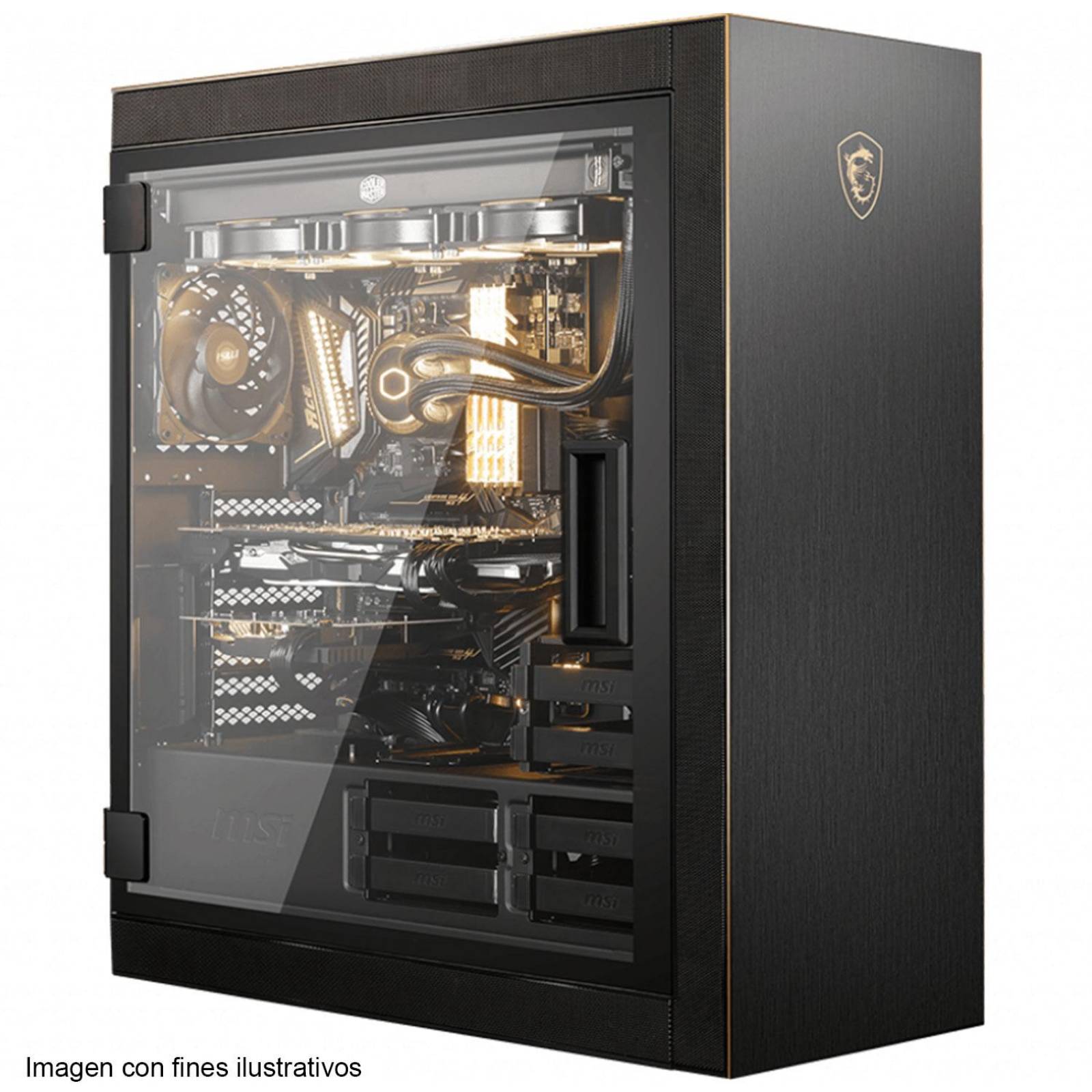 Gabinete Gamer MSI MPG SEKIRA 500G Cristal Templado 