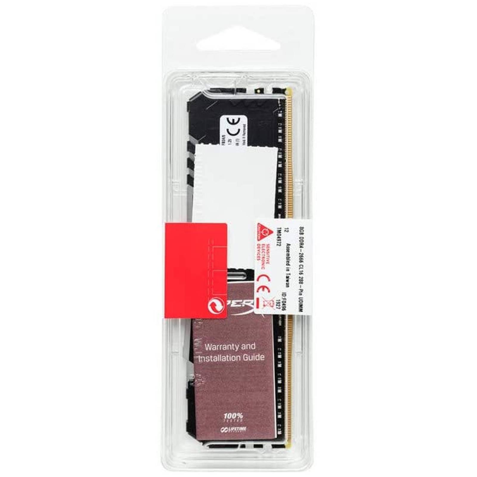 Memoria RAM DDR4 8GB 3200MHz KINGSTON HYPERX FURY RGB HX432C16FB3A/8 