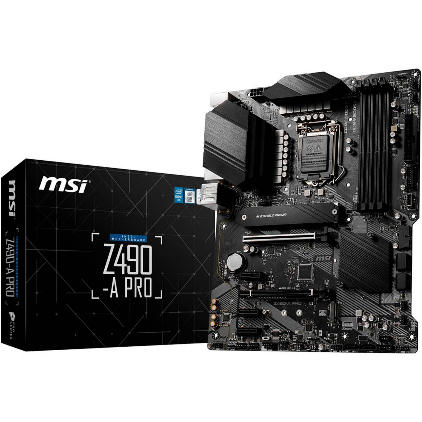 Tarjeta Madre MSI Z490-A PRO Intel 1200 ATX 
