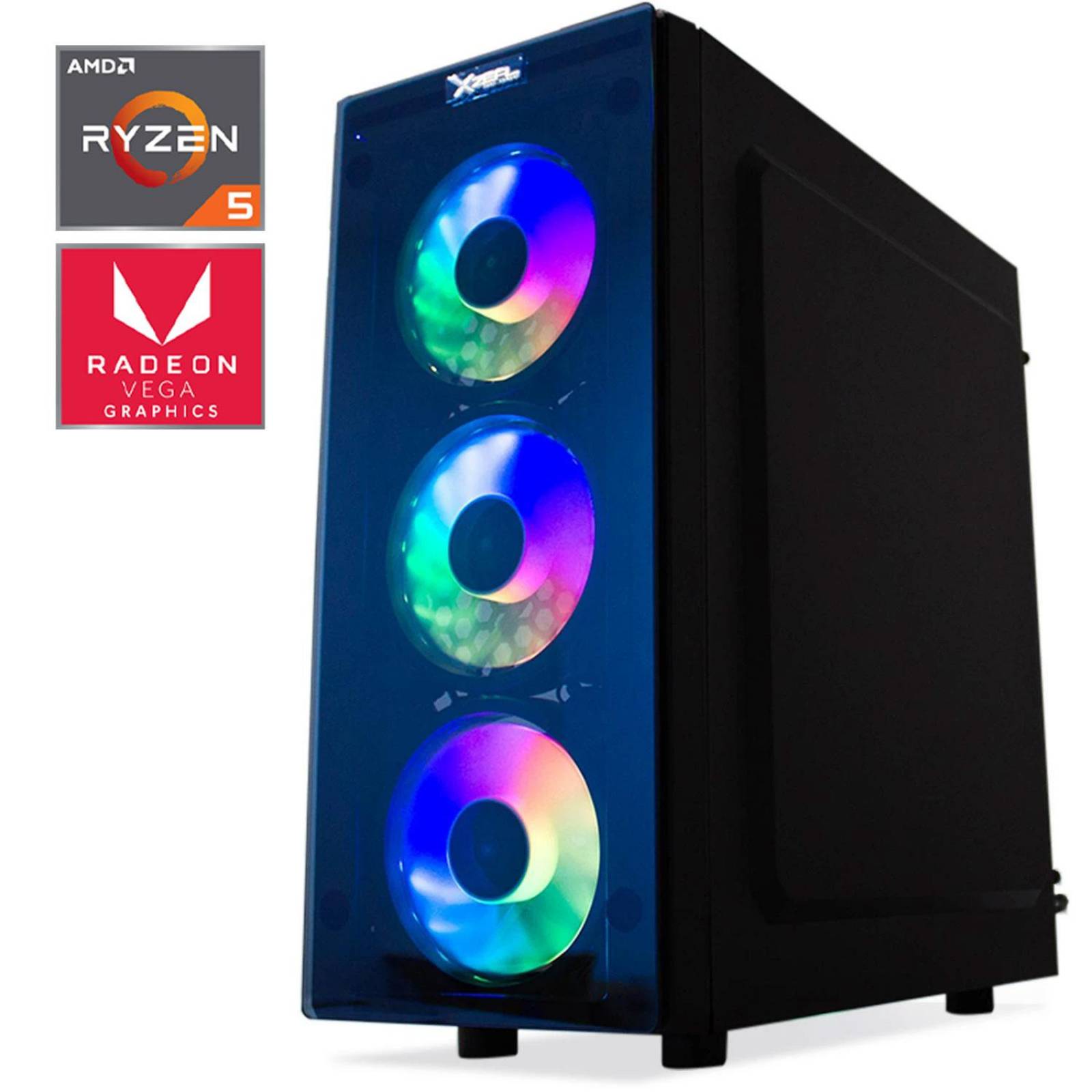 XTREME PC Gamer Radeon Vega 11 Ryzen 5 3400G 16GB SSD 120GB 2TB WIFI RGB 