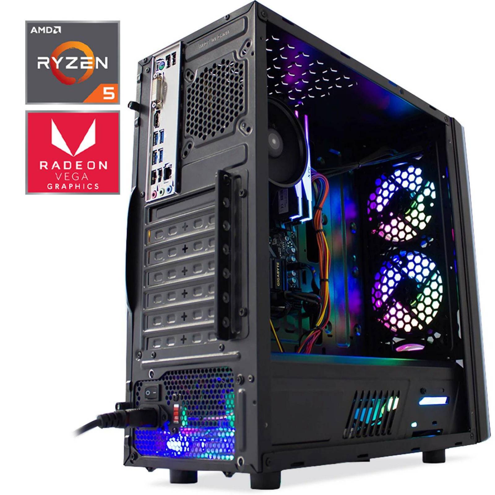 Xtreme Pc Gamer Radeon Vega 11 Ryzen 5 3400g 16gb Ssd 120gb 2tb Wifi R