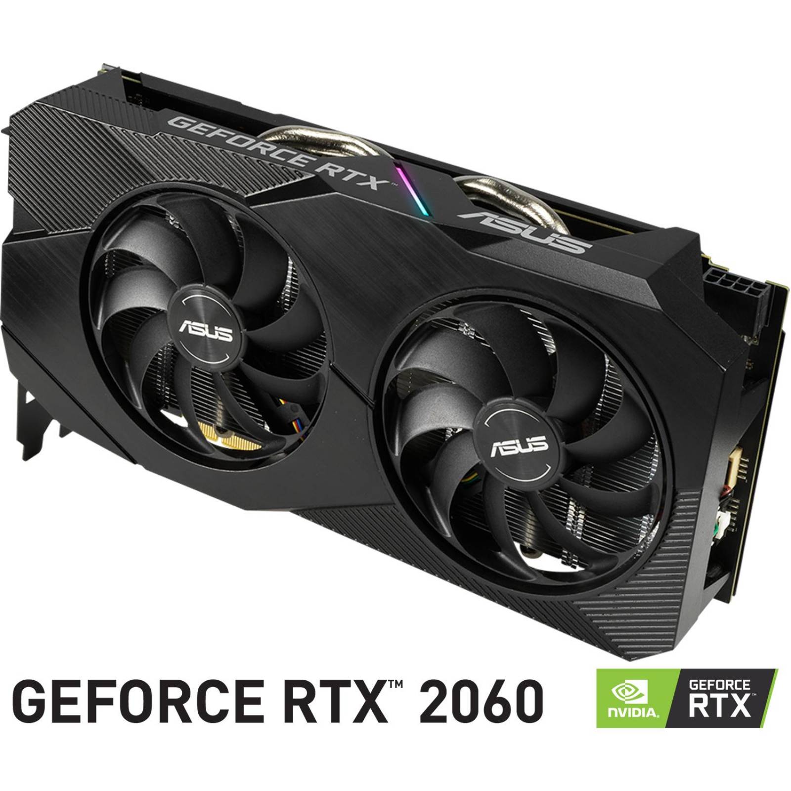 Tarjeta de Video ASUS GeForce RTX 2060 OC EVO 6GB GDDR6 DUAL-RTX2060-O6G-EVO 