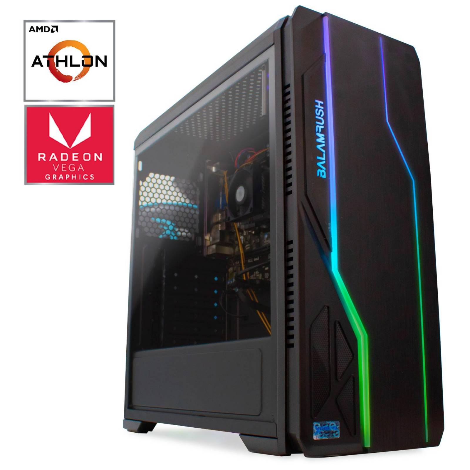Xtreme Pc Gamer Radeon Vega 3 AMD Dual Core 3.5 Ghz 8Gb 1Tb Wifi 