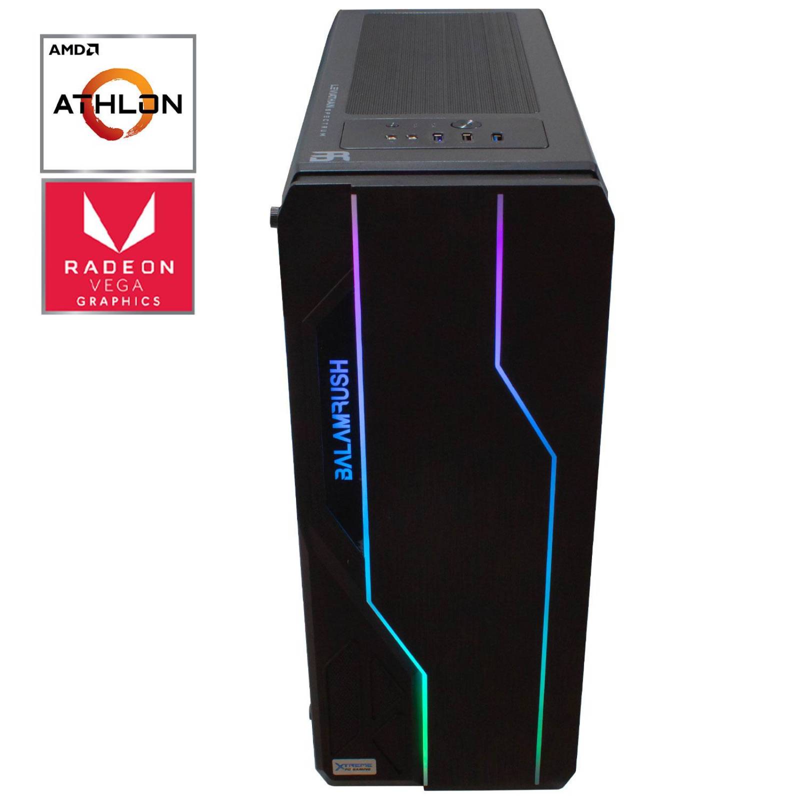 Xtreme Pc Gamer Radeon Vega 3 AMD Dual Core 3.5 Ghz 8Gb 1Tb Wifi 