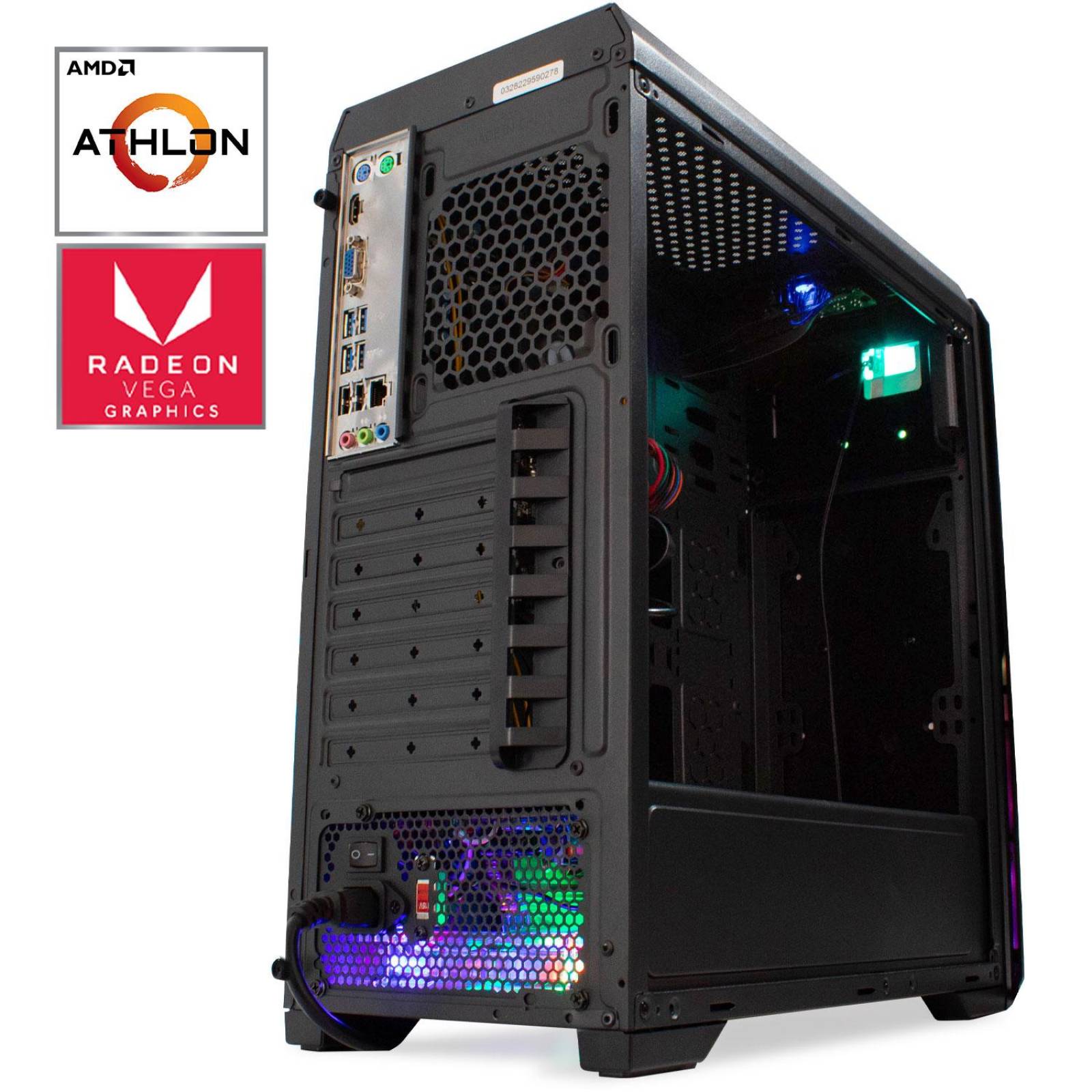 Xtreme Pc Gamer Radeon Vega 3 AMD Dual Core 3.5 Ghz 8Gb 1Tb Wifi 
