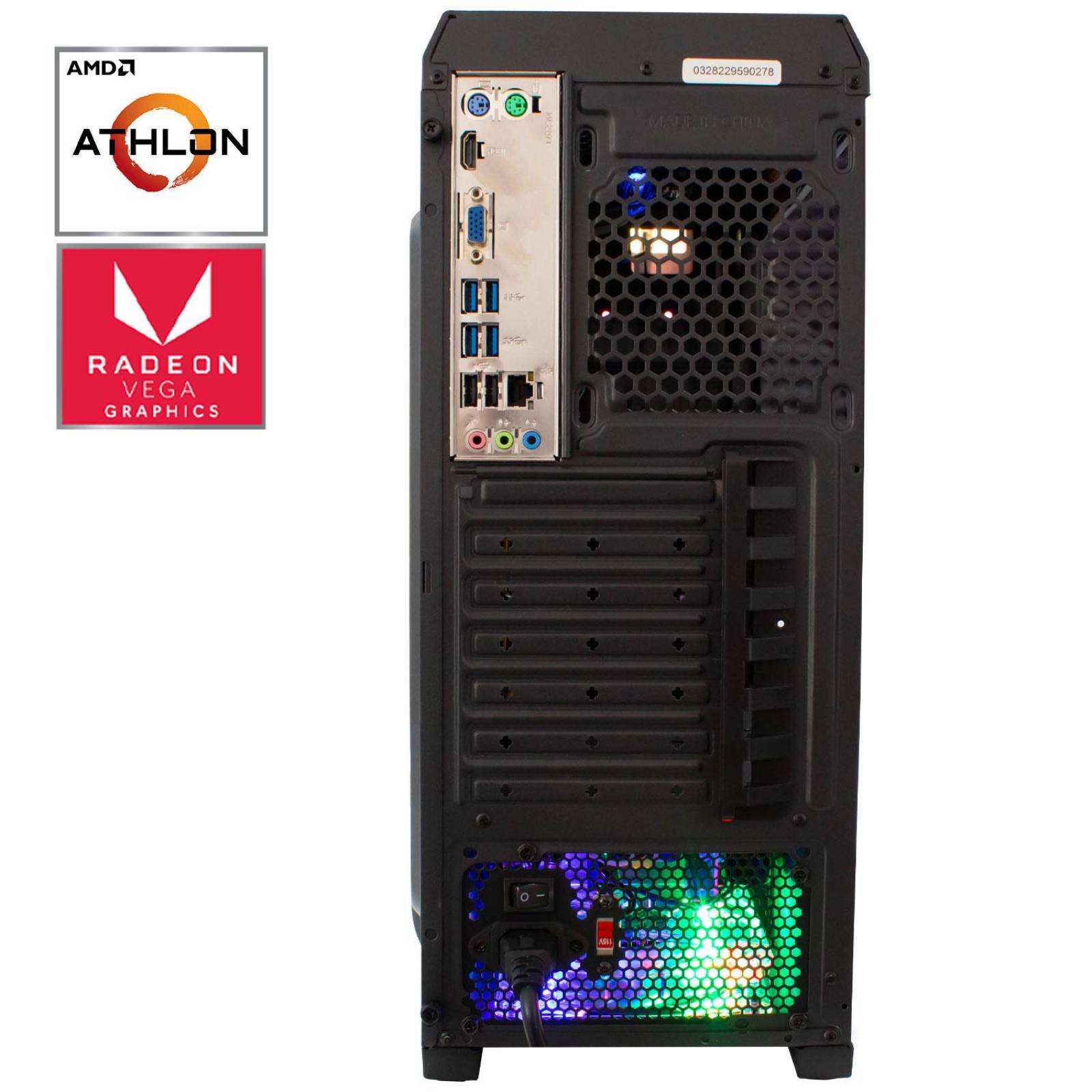 Xtreme Pc Gamer Radeon Vega 3 AMD Dual Core 3.5 Ghz 8Gb 1Tb Wifi 