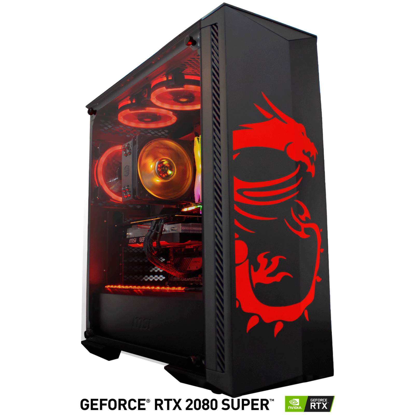 Xtreme PC Gamer MSI Dragon GeForce RTX 2080 Super Intel Core I9 32Gb SSD 2TB RGB 