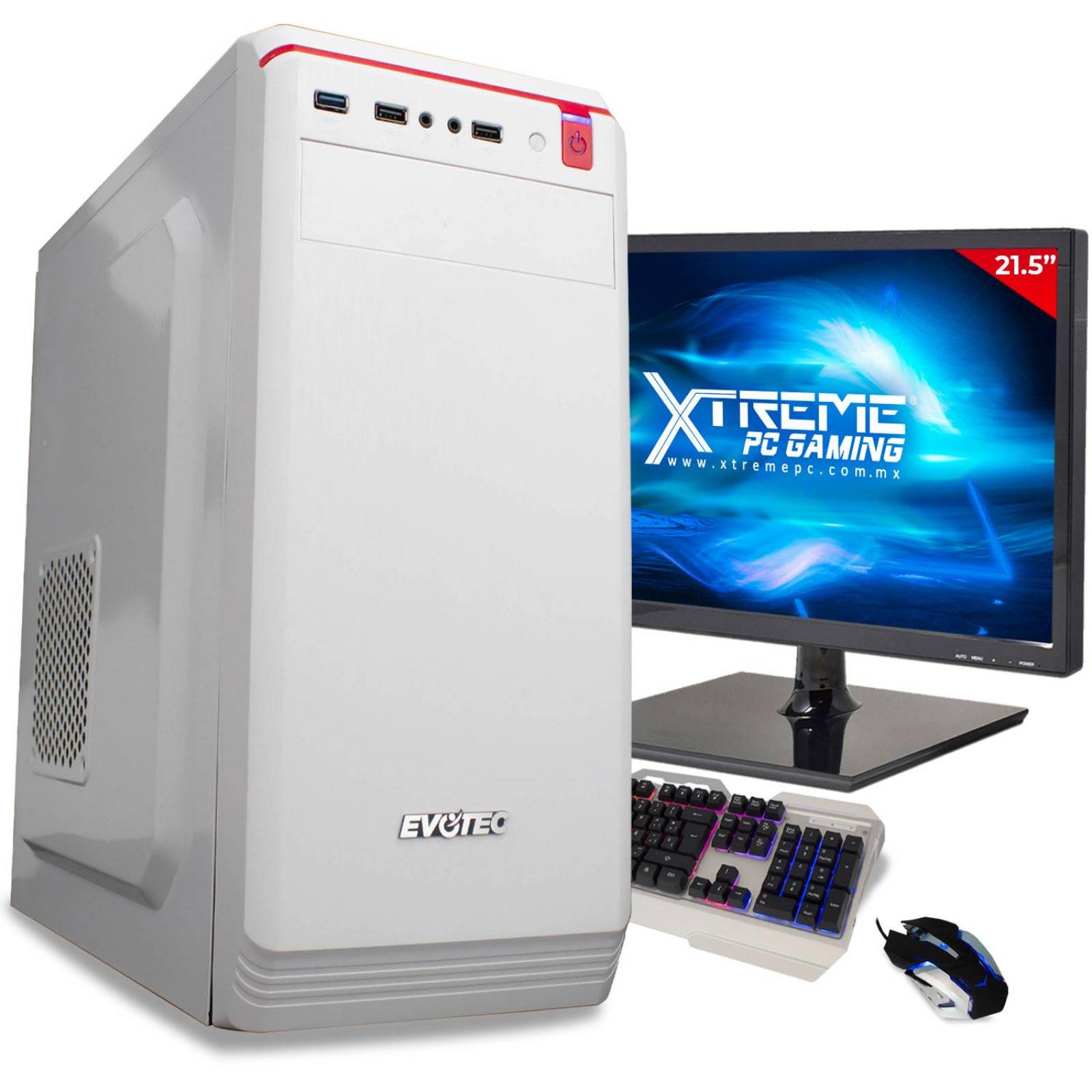 Xtreme PC Gamer AMD Radeon R7 A8 9600 8GB SSD Monitor Teclado Mouse Wifi 