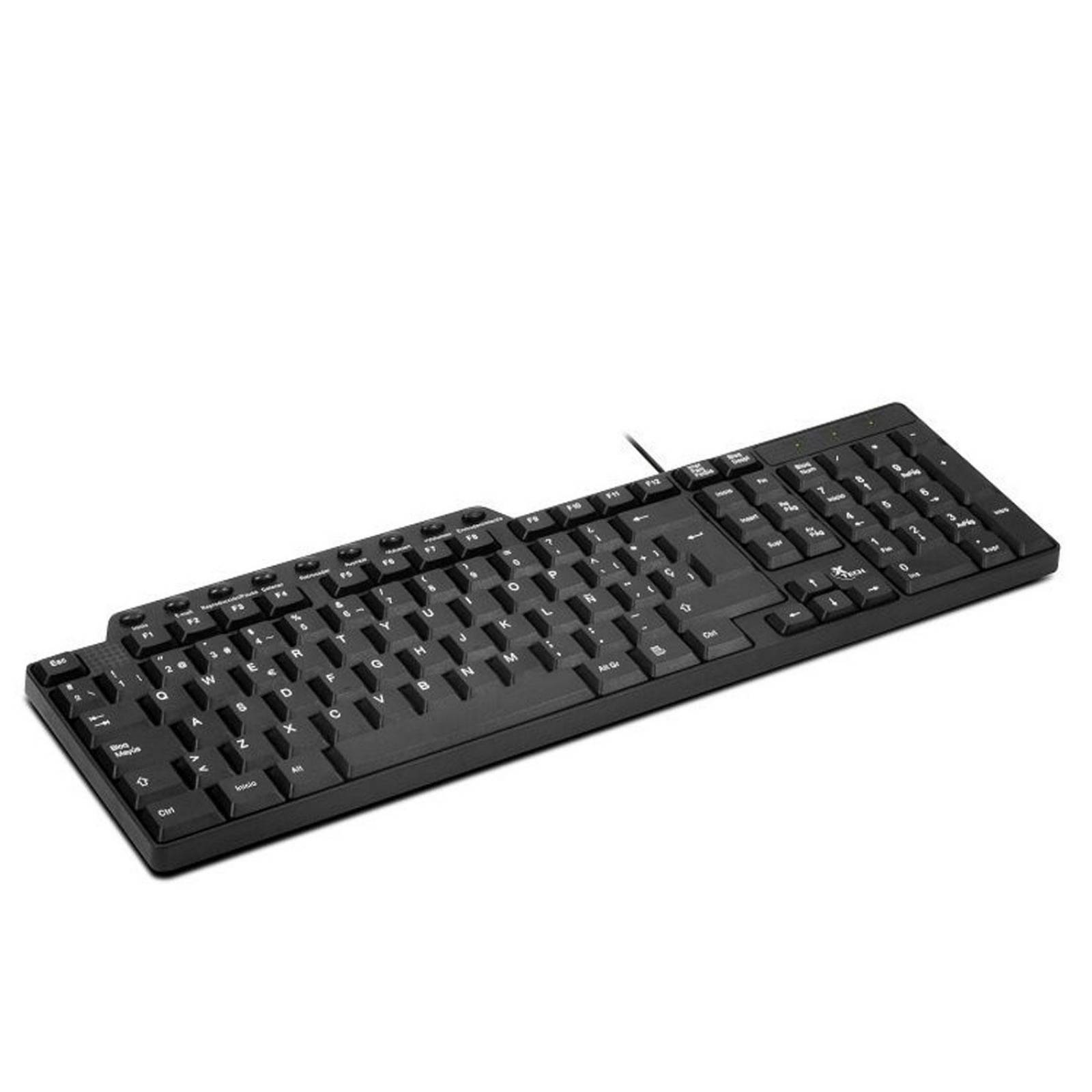 Teclado Multimedia USB XTECH Español XTK-160S 