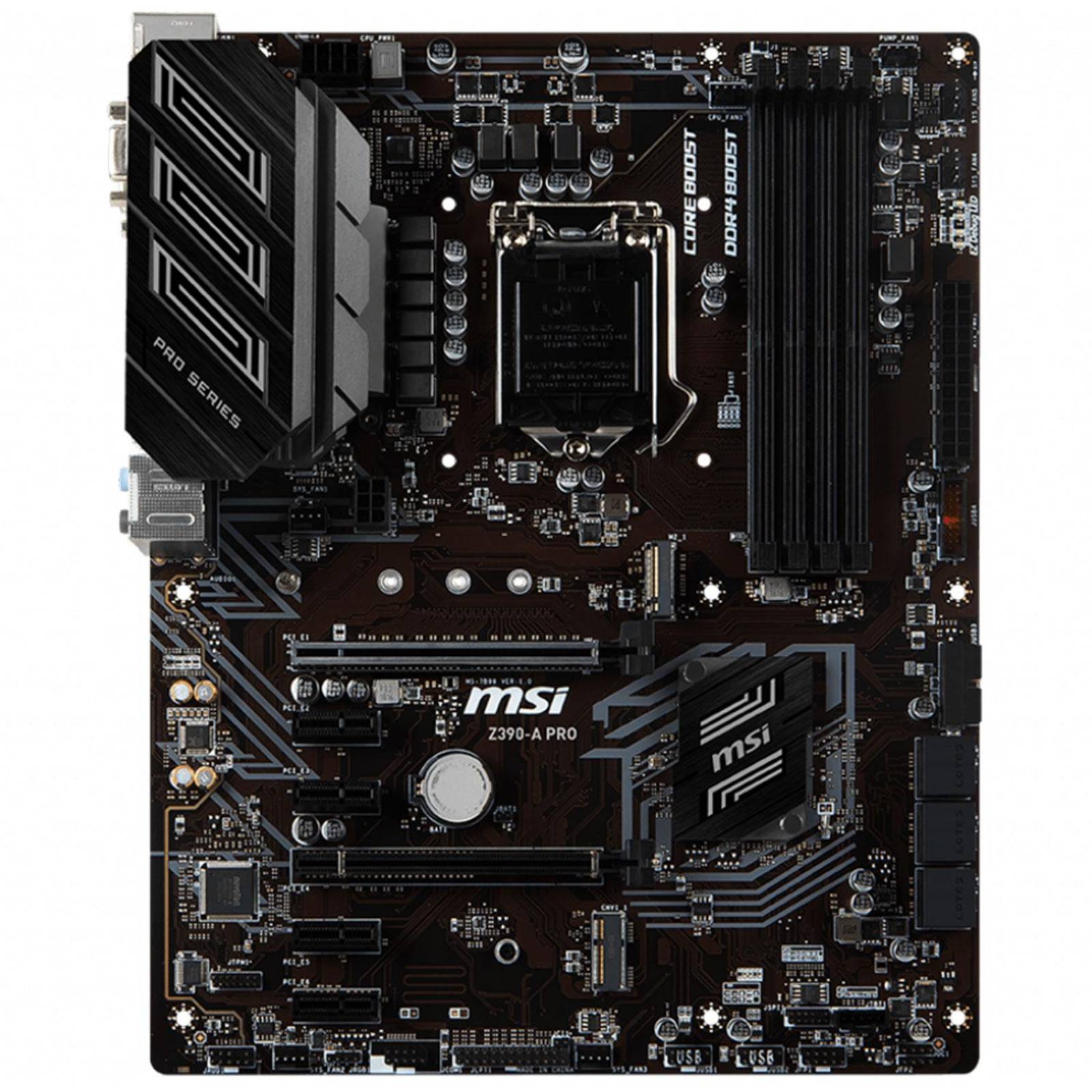 Msi z390 a pro установка m2