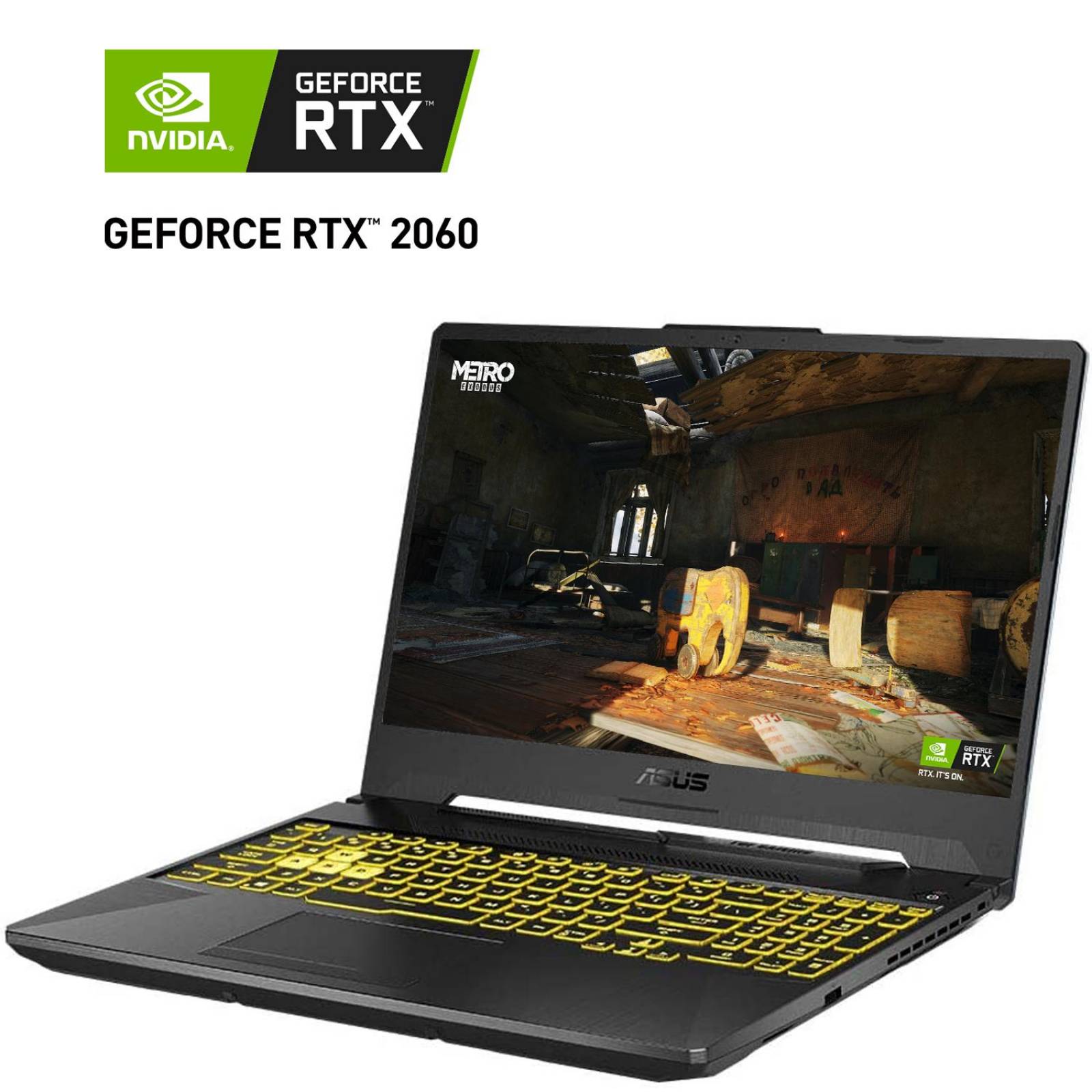 Laptop ASUS TUF GAMING GeForce RTX 2060 Ryzen 7 4800H 16GB M.2 512GB Pantalla 15.6 