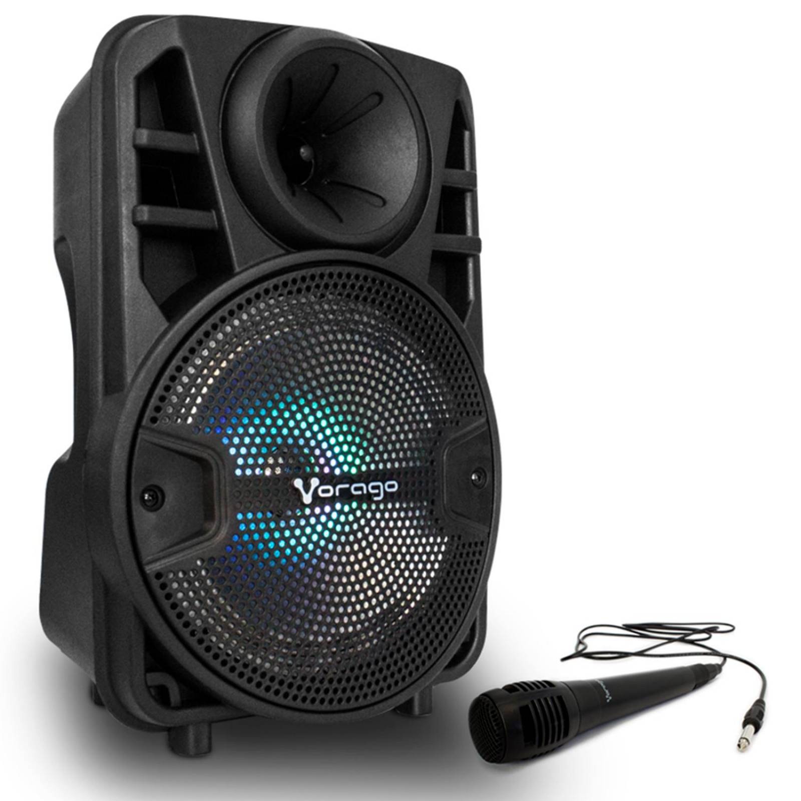 Bocina Karaoke VORAGO Bluetooth Microfono alambrico KSP-301 