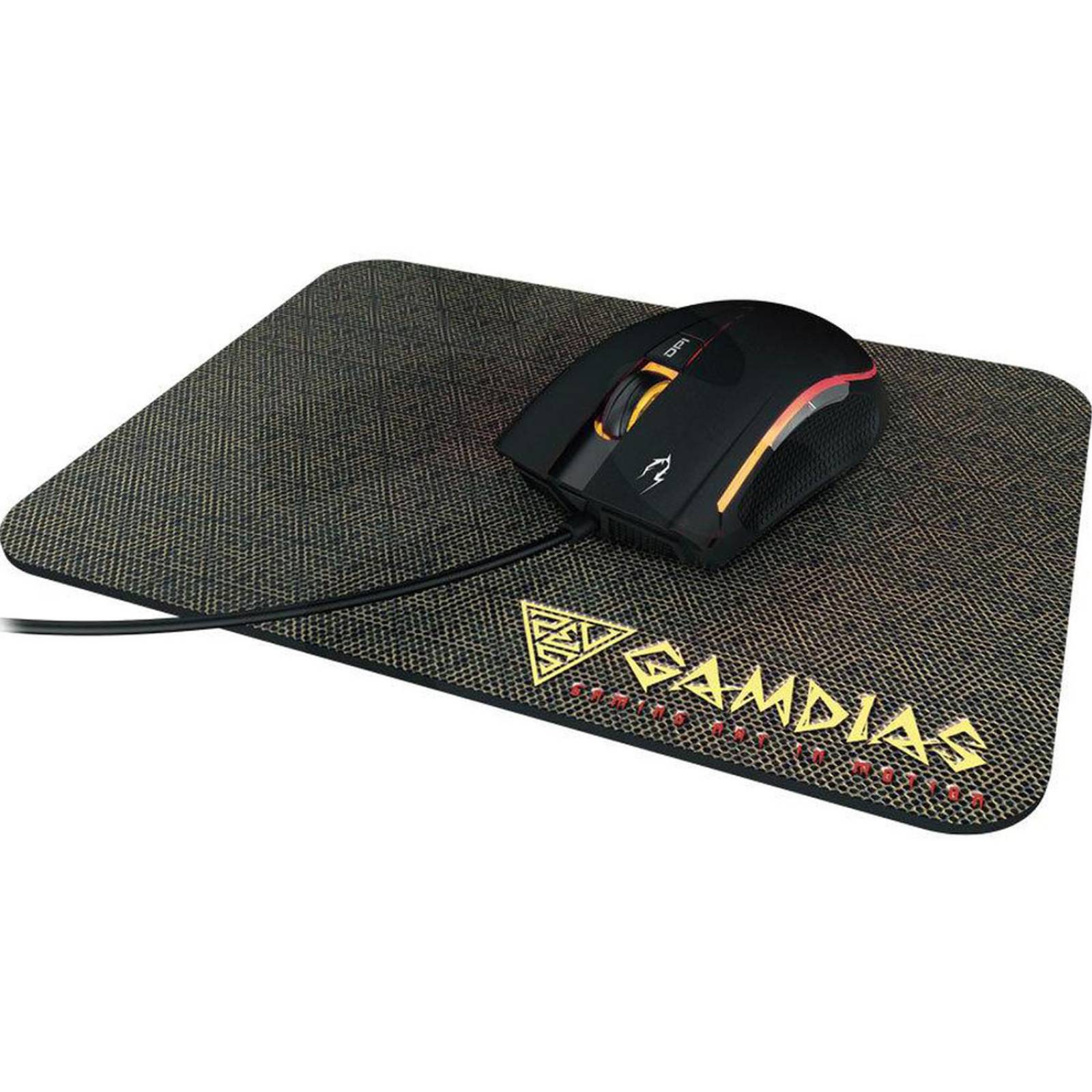 Kit Gamer GAMDIAS Mouse Zeus E2 Mousepad NYX E1 
