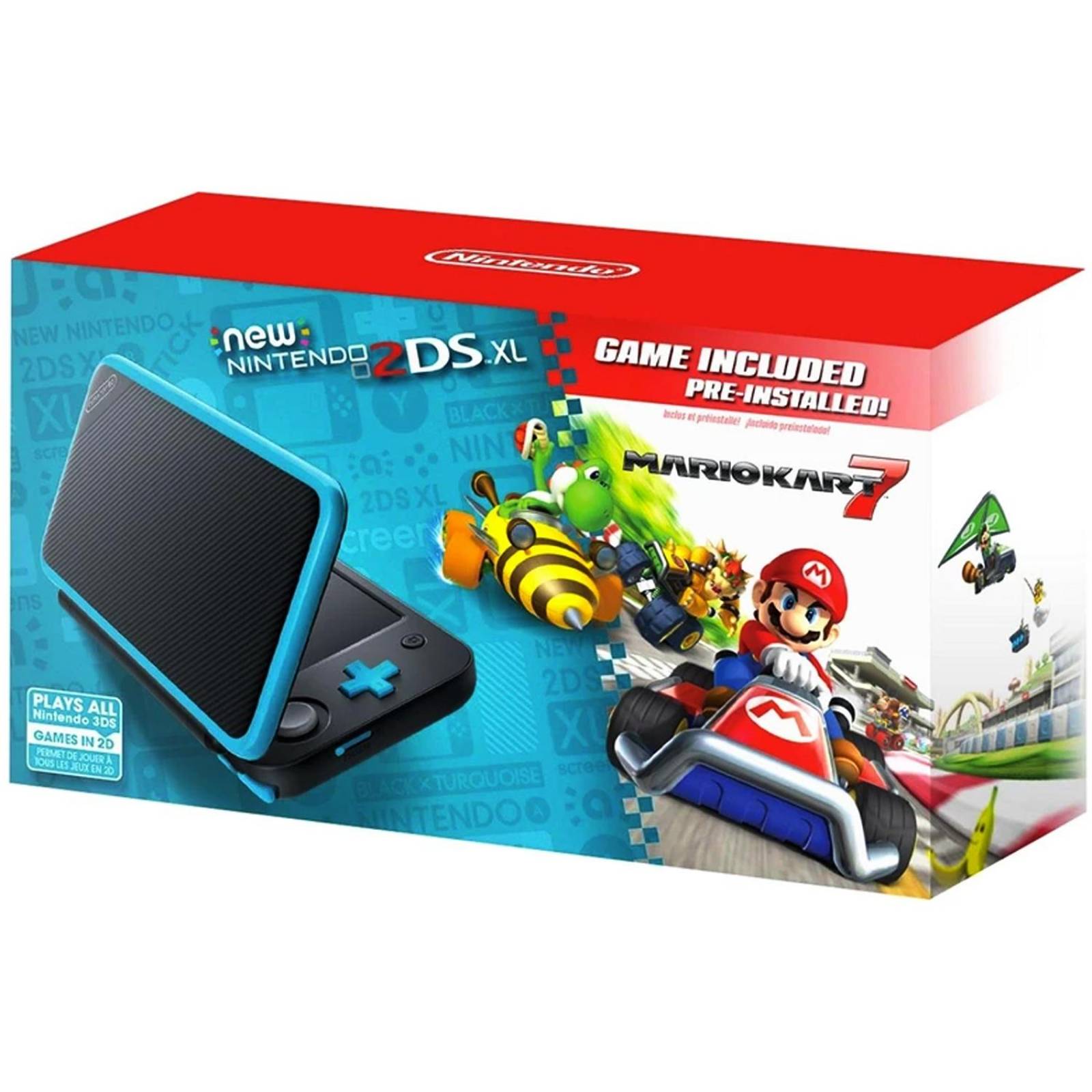 Consola Portatil Nintendo 2DS Xl Bundle Mario Kart 7 Nuevo 
