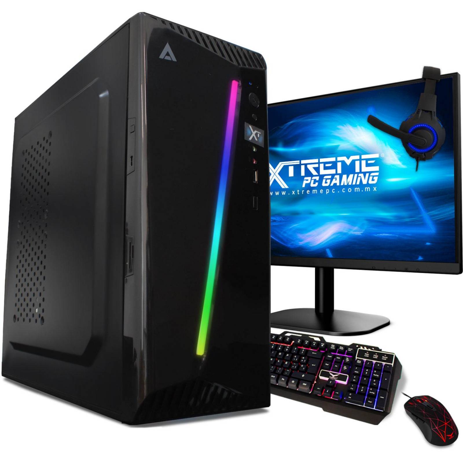 Xtreme PC Gamer AMD Radeon R4 Quad Core 8GB 1TB Monitor 21.5 Wifi