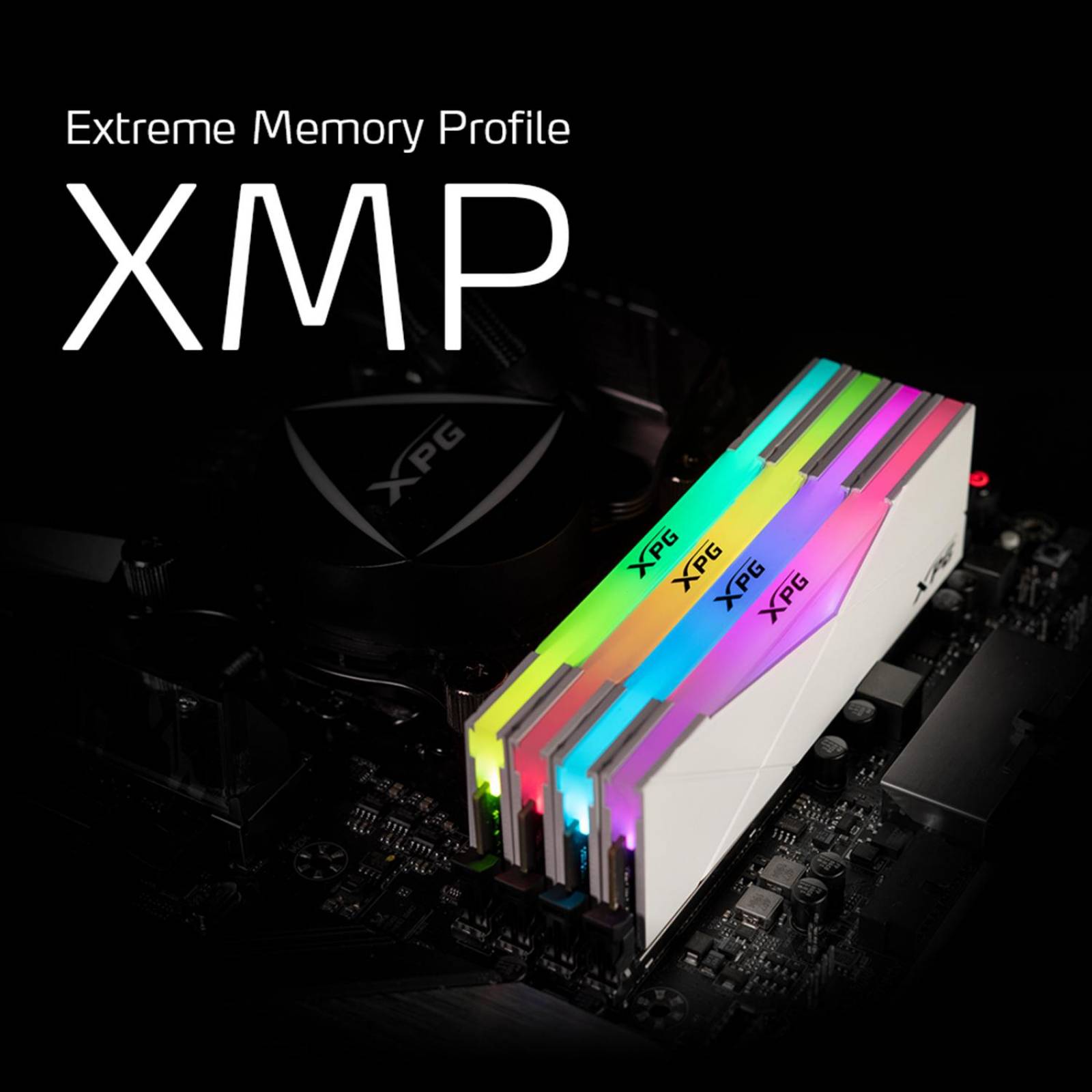 Memoria RAM DDR4 32GB 3600MHz XPG SPECTRIX D50 RGB Disipador 2x16GB AX4U3600716G18A-DW50 