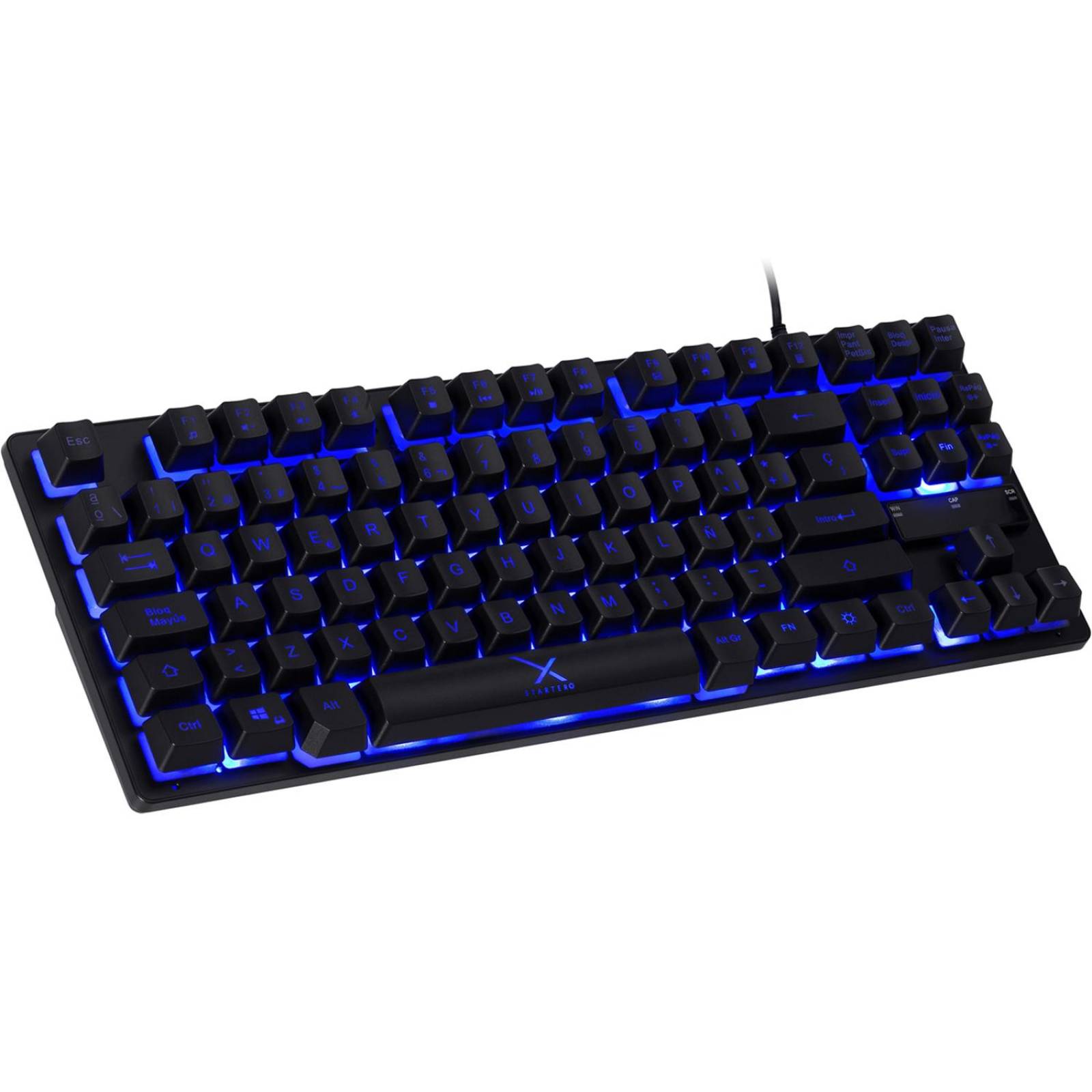 Teclado Gamer XZEAL STARTER Alambrico USB Led XSATGA1B 