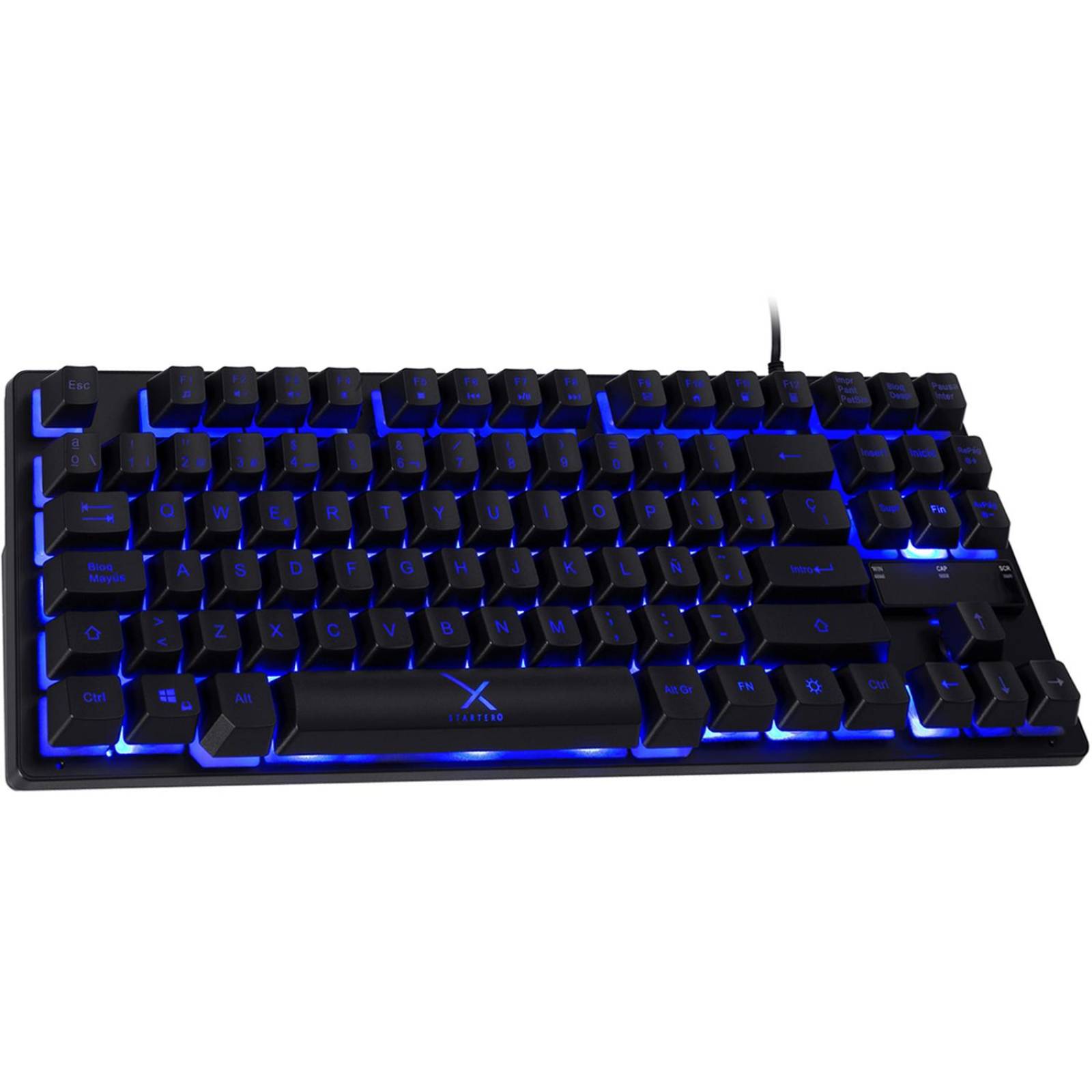 Teclado Gamer XZEAL STARTER Alambrico USB Led XSATGA1B 