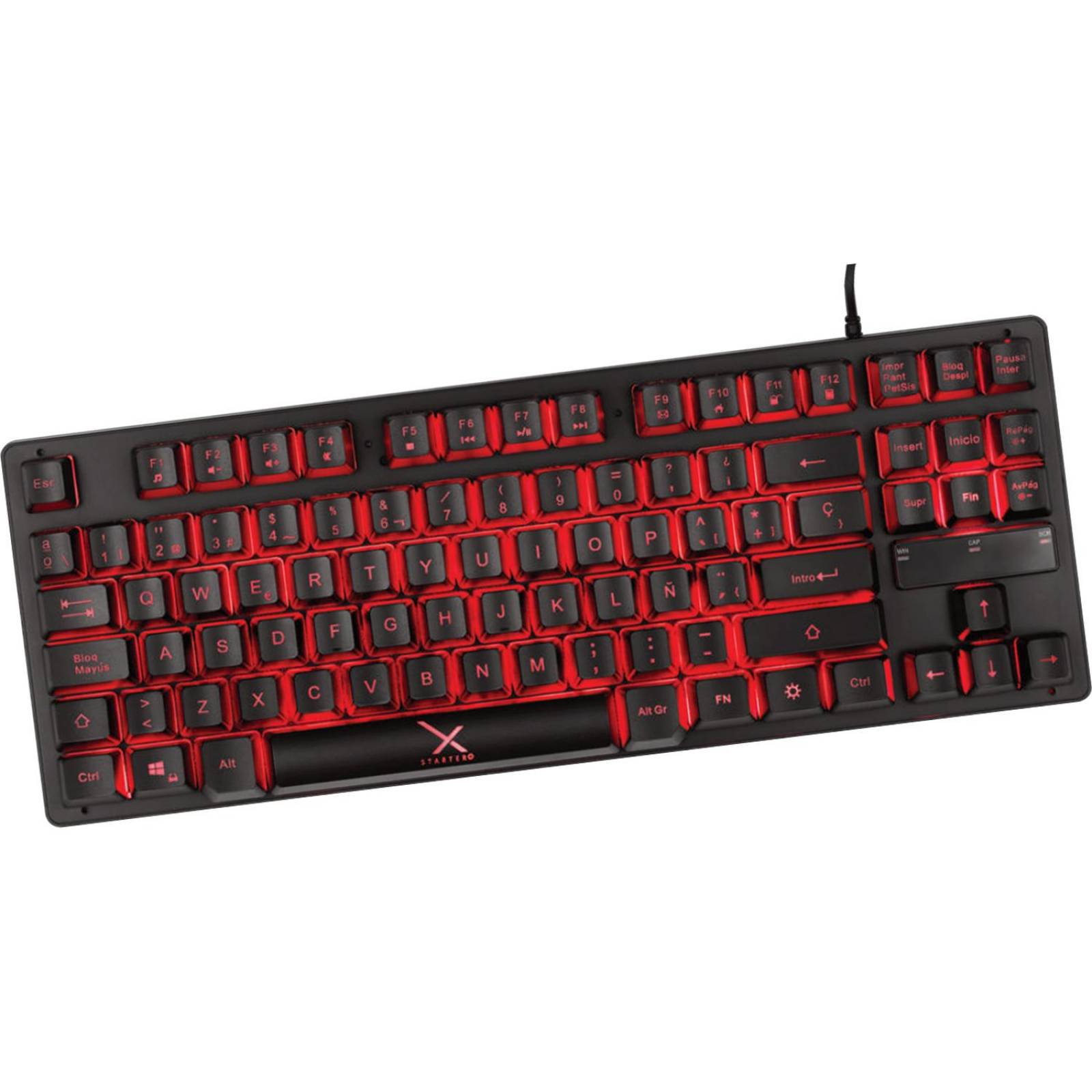 Teclado Gamer XZEAL STARTER Alambrico USB Led XSATGA1B 