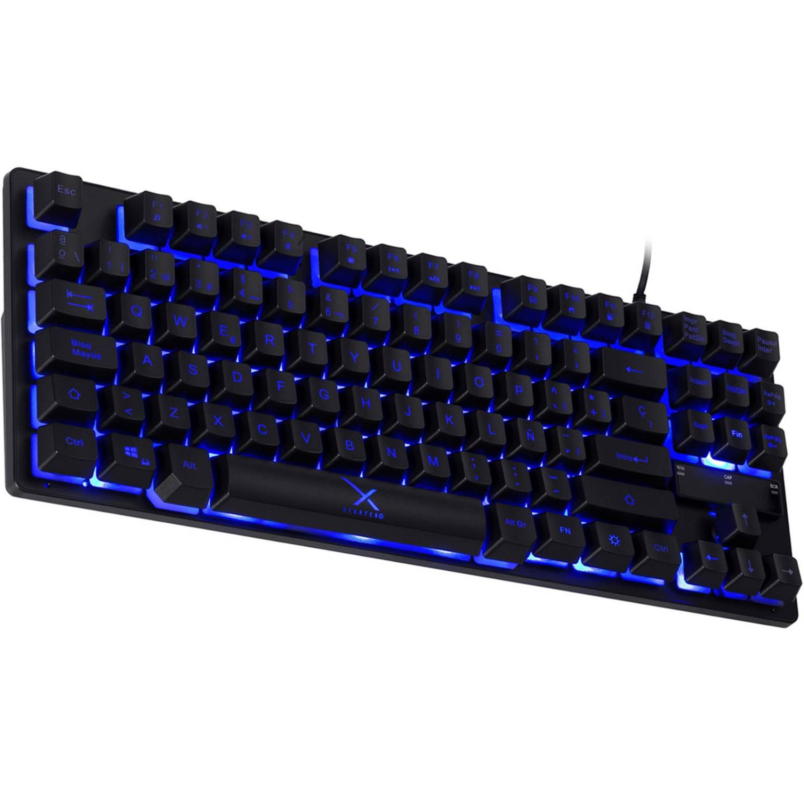 Teclado Gamer XZEAL STARTER Alambrico USB Led XSATGA1B 