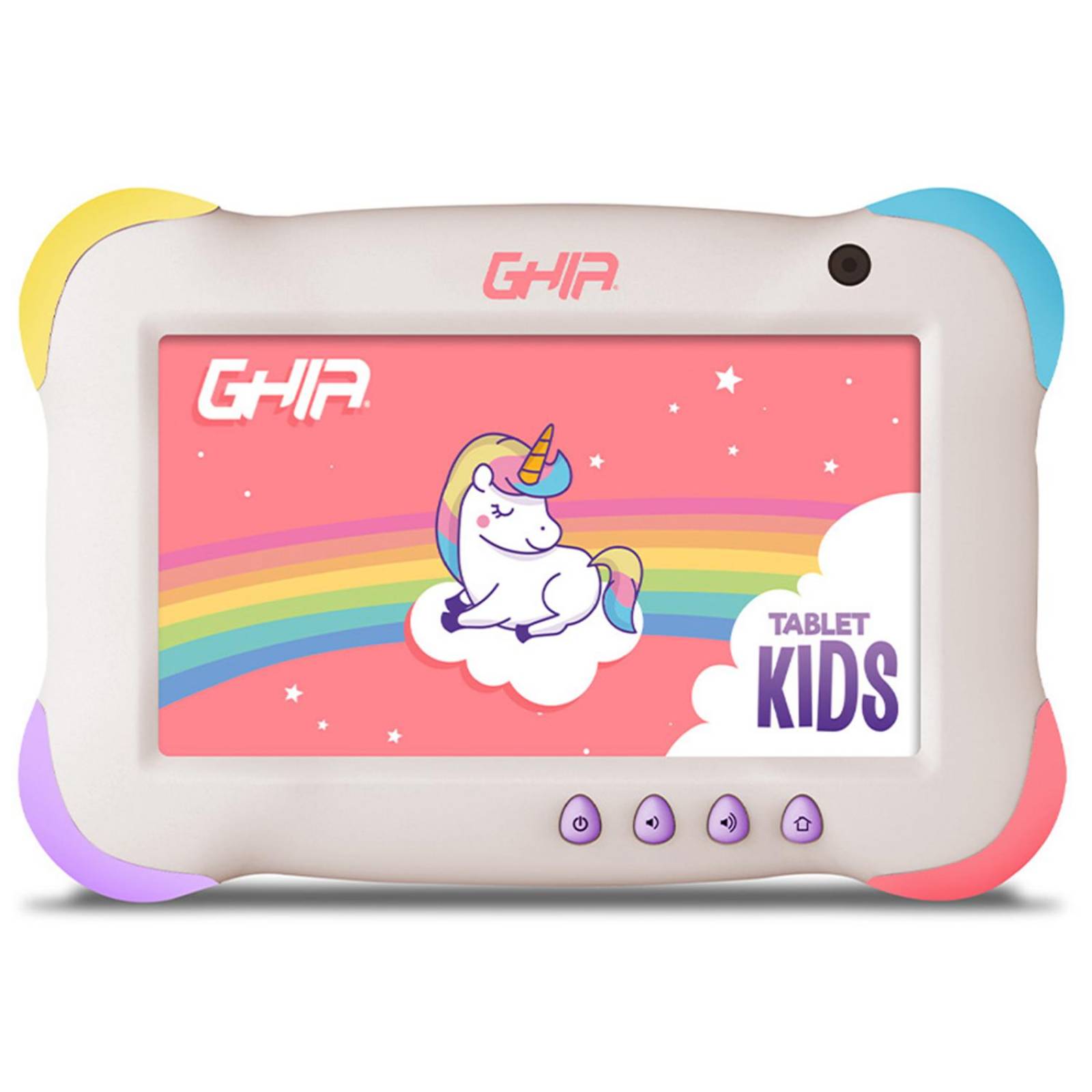 Tablet Ghia 7 Kids 1GB 16GB Wifi Android 9 Bluetooth Unicornio 