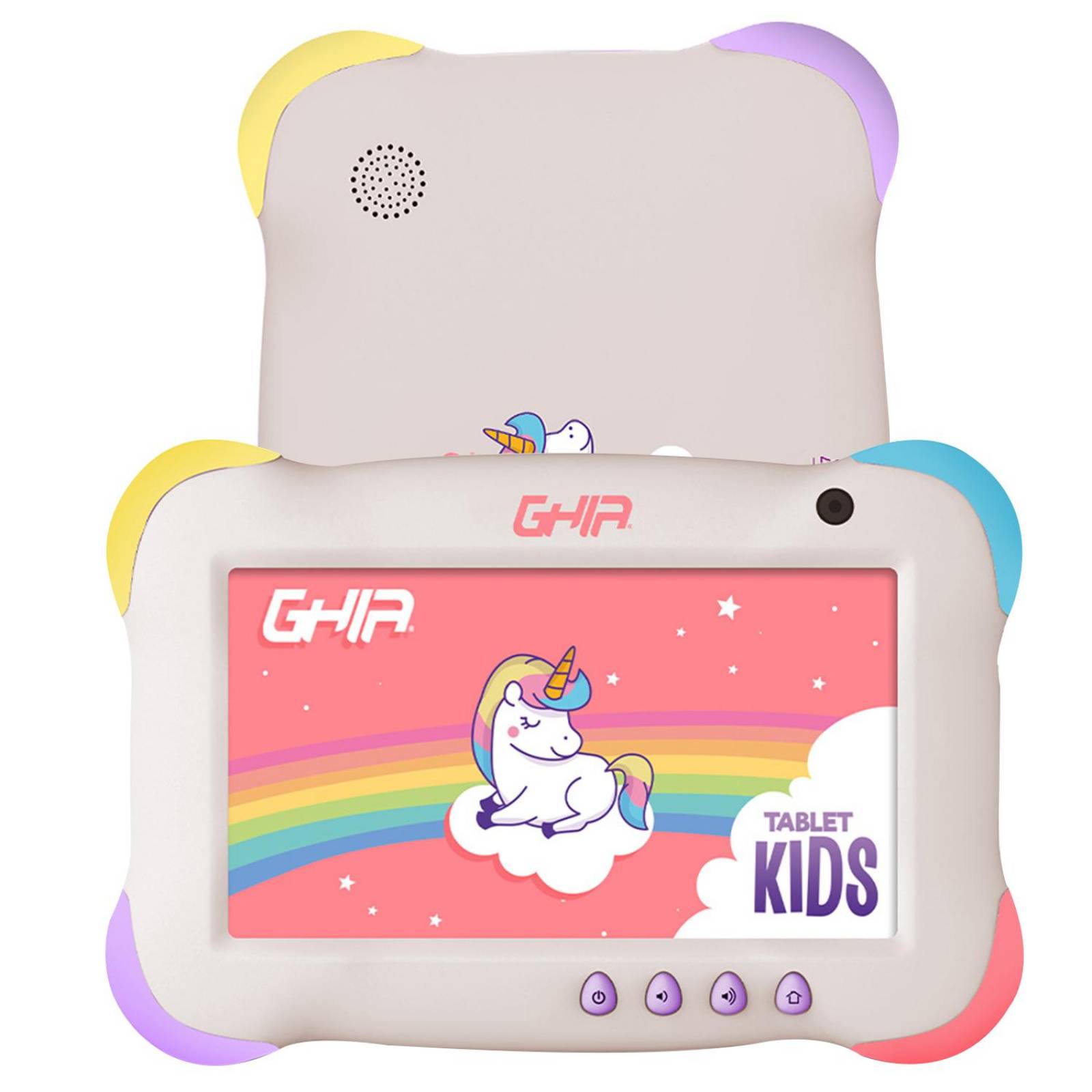 Tablet Ghia 7 Kids 1GB 16GB Wifi Android 9 Bluetooth Unicornio 