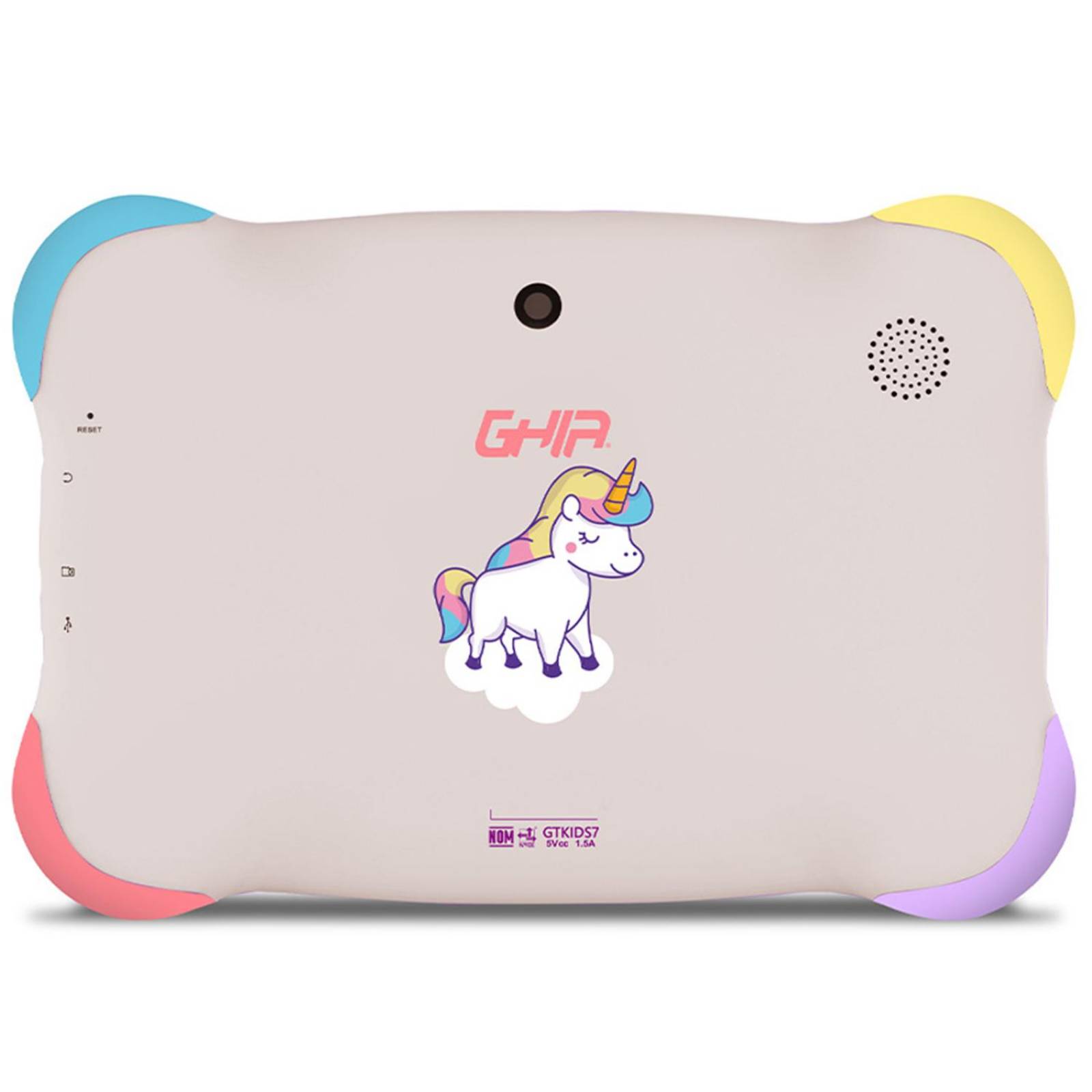 Tablet Ghia 7 Kids 1GB 16GB Wifi Android 9 Bluetooth Unicornio 