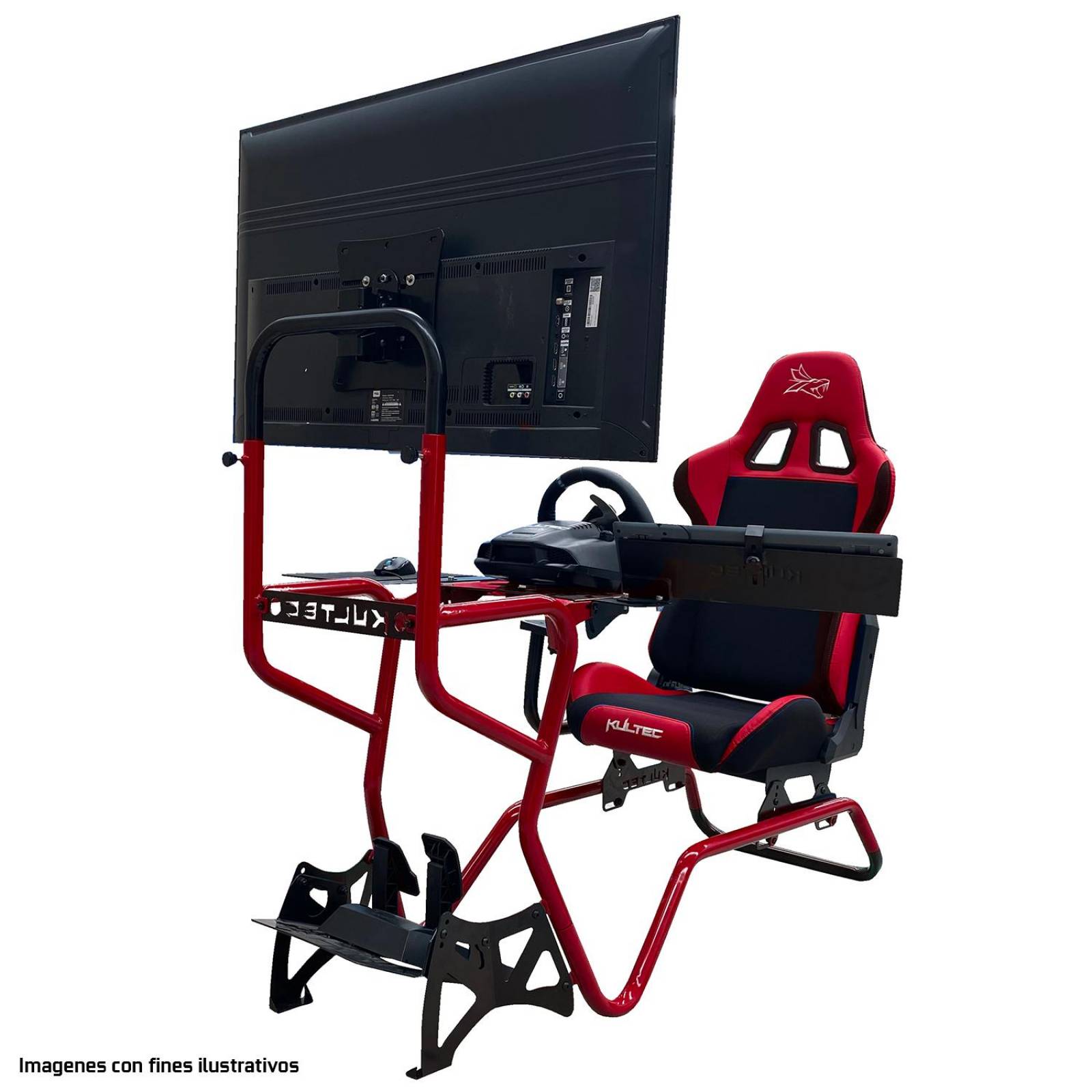 Soporte TV Volante Logitech G29 G920 Silla Gamer KULTEC Simulador RS KLTRS-11301