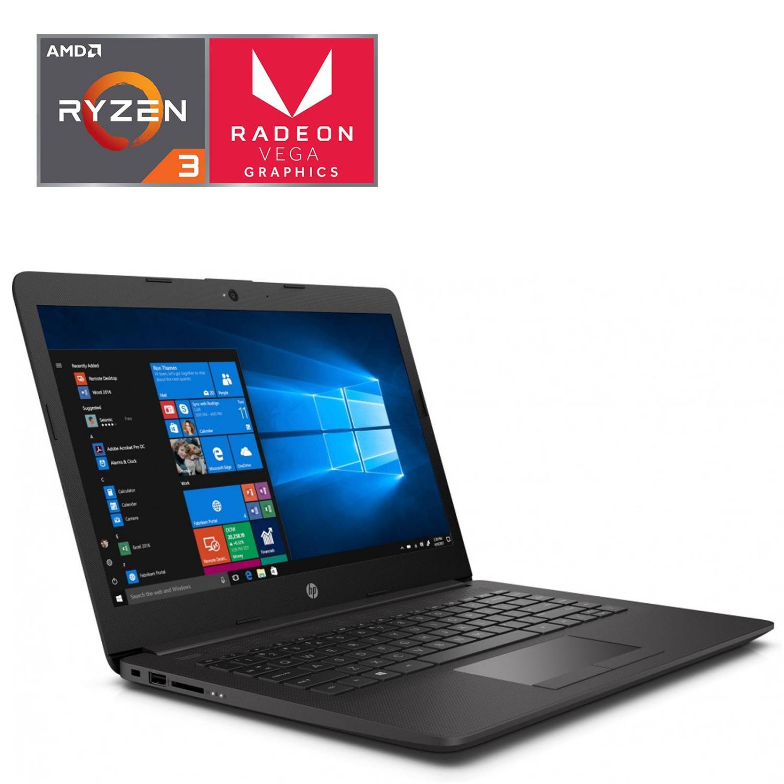 Laptop Gamer HP 245 G7 AMD Radeon Vega 6 Ryzen 3 3300U 8GB 1TB Pantalla 14 