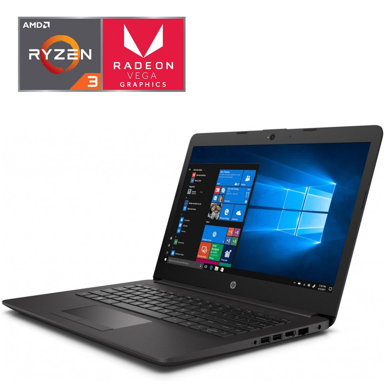 Laptop Gamer HP 245 G7 AMD Radeon Vega 6 Ryzen 3 3300U 8GB 1TB Pantalla 14 