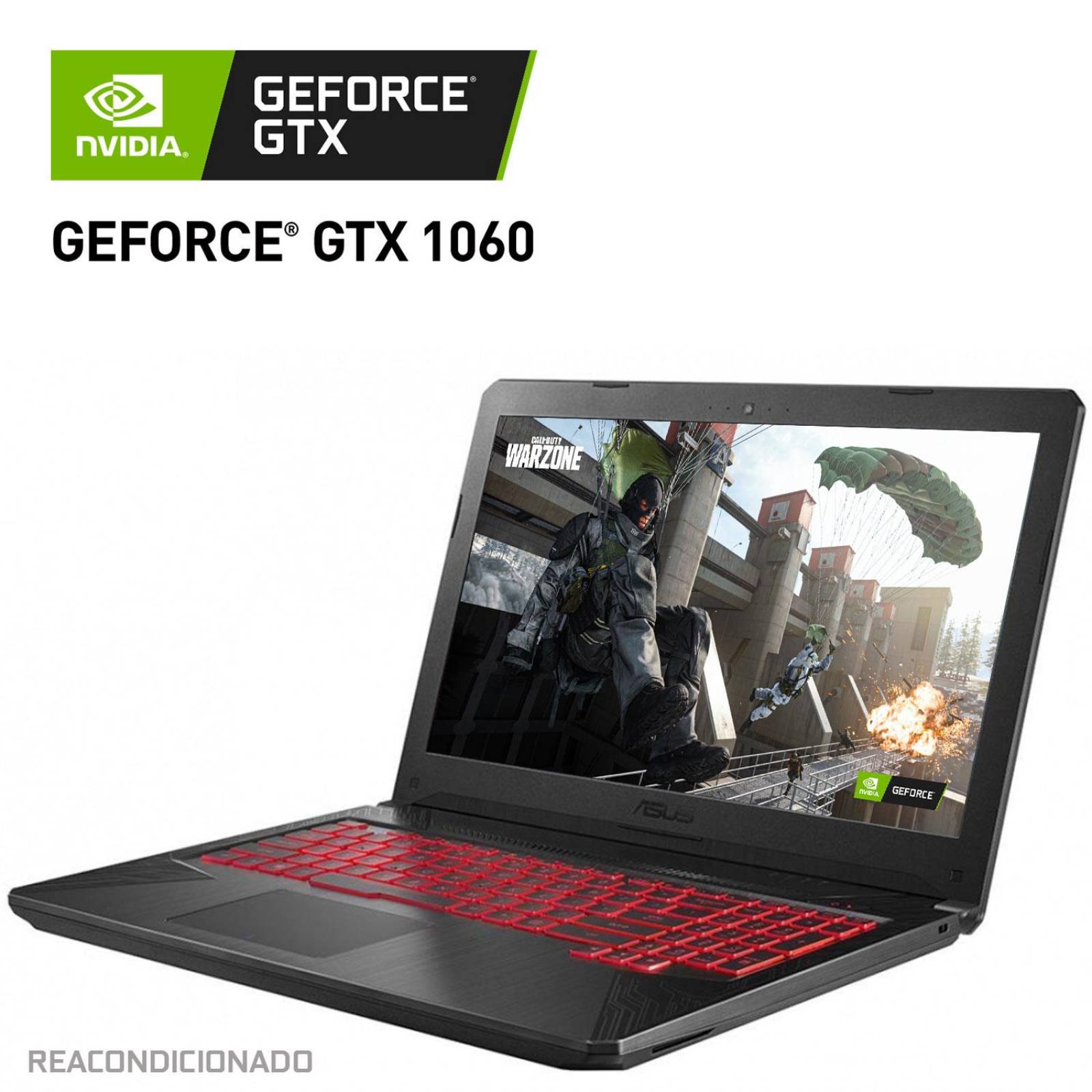 Laptop Gamer ASUS GeForce GTX 1060 Core I5 7300HQ 8GB 1TB SSD 256GB 15.6 