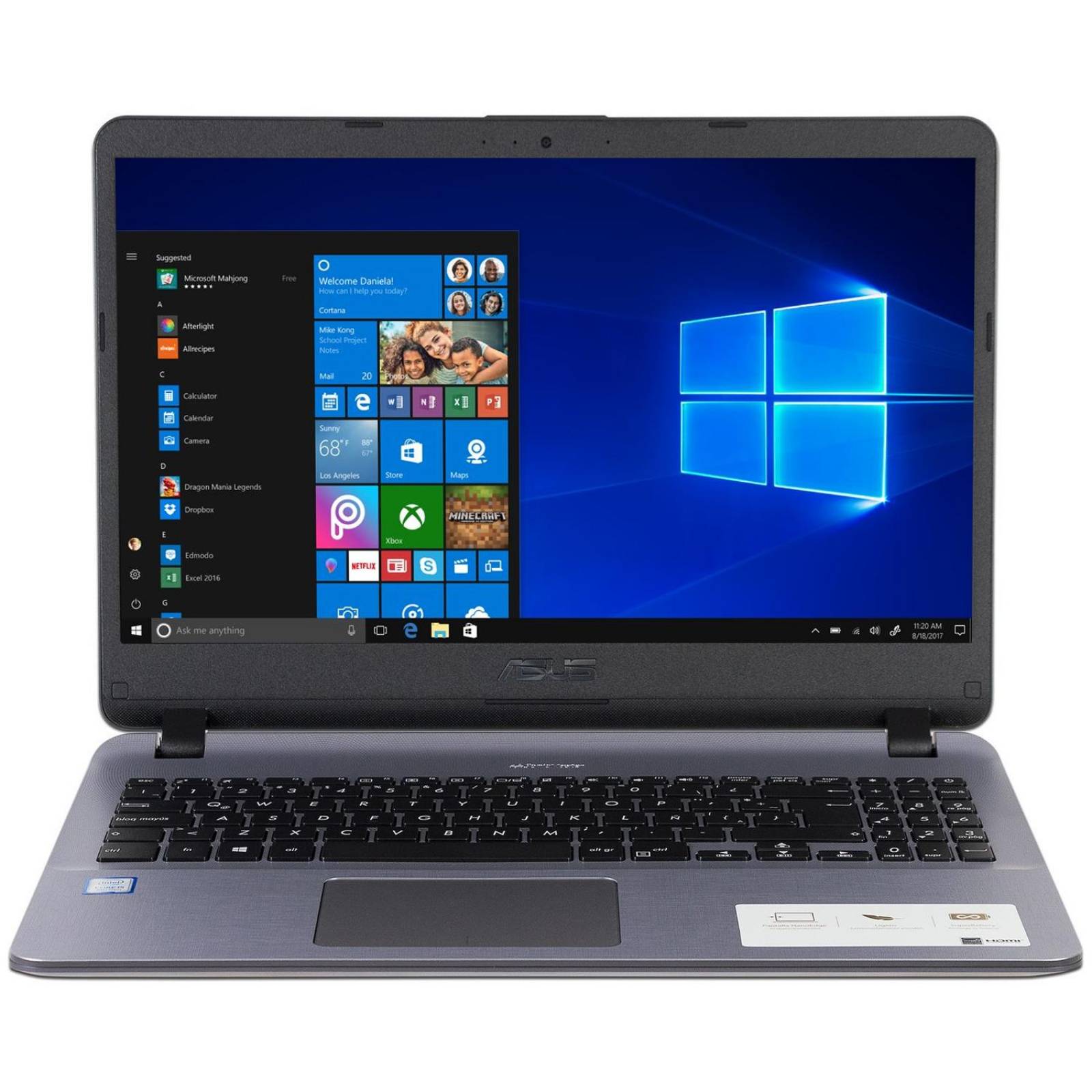 Laptop ASUS A507UA-BR633T I5 8250U 8GB 1TB 15.6 Win10 Reacondicionado 