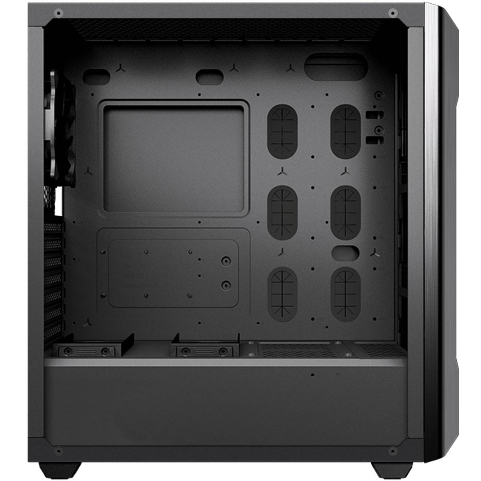 Gabinete Gamer COUGAR GEMINI S IRON-GRAY RGB Cristal Templado 