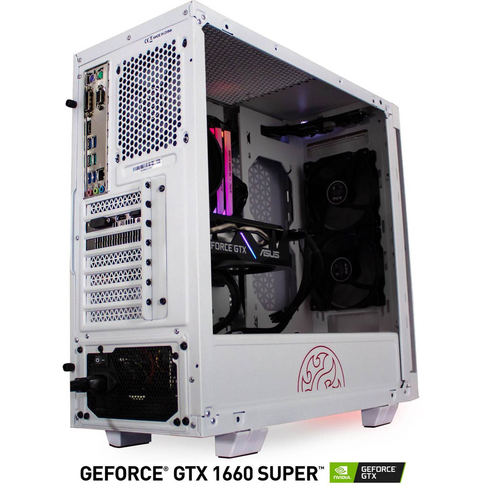 Xtreme PC Gamer XPG Geforce 1660 Super Ryzen 5 3600 16GB SSD 480GB 1TB WIFI Blanco 