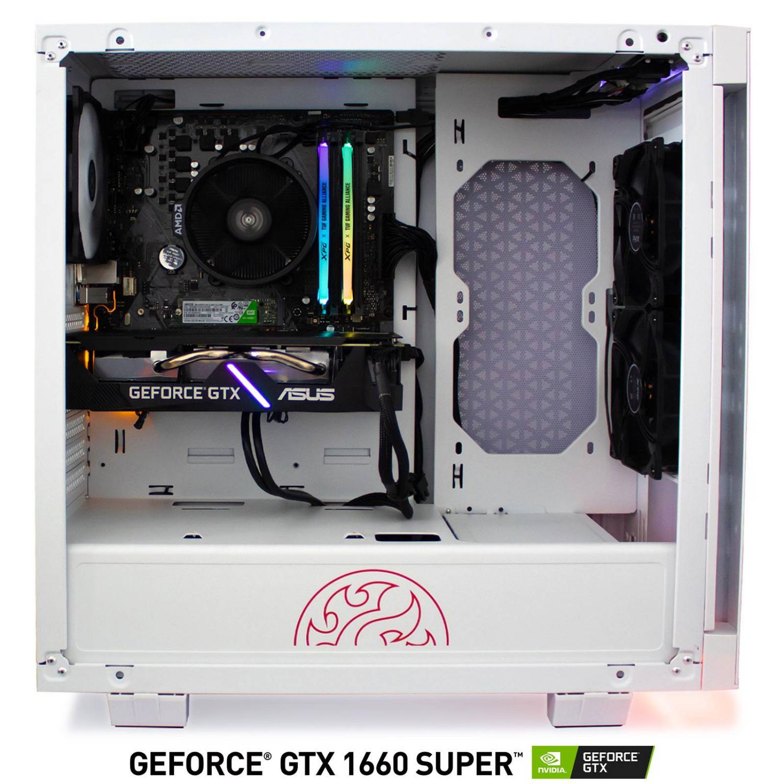 Xtreme PC Gamer XPG Geforce 1660 Super Ryzen 5 3600 16GB SSD 480GB 1TB WIFI Blanco