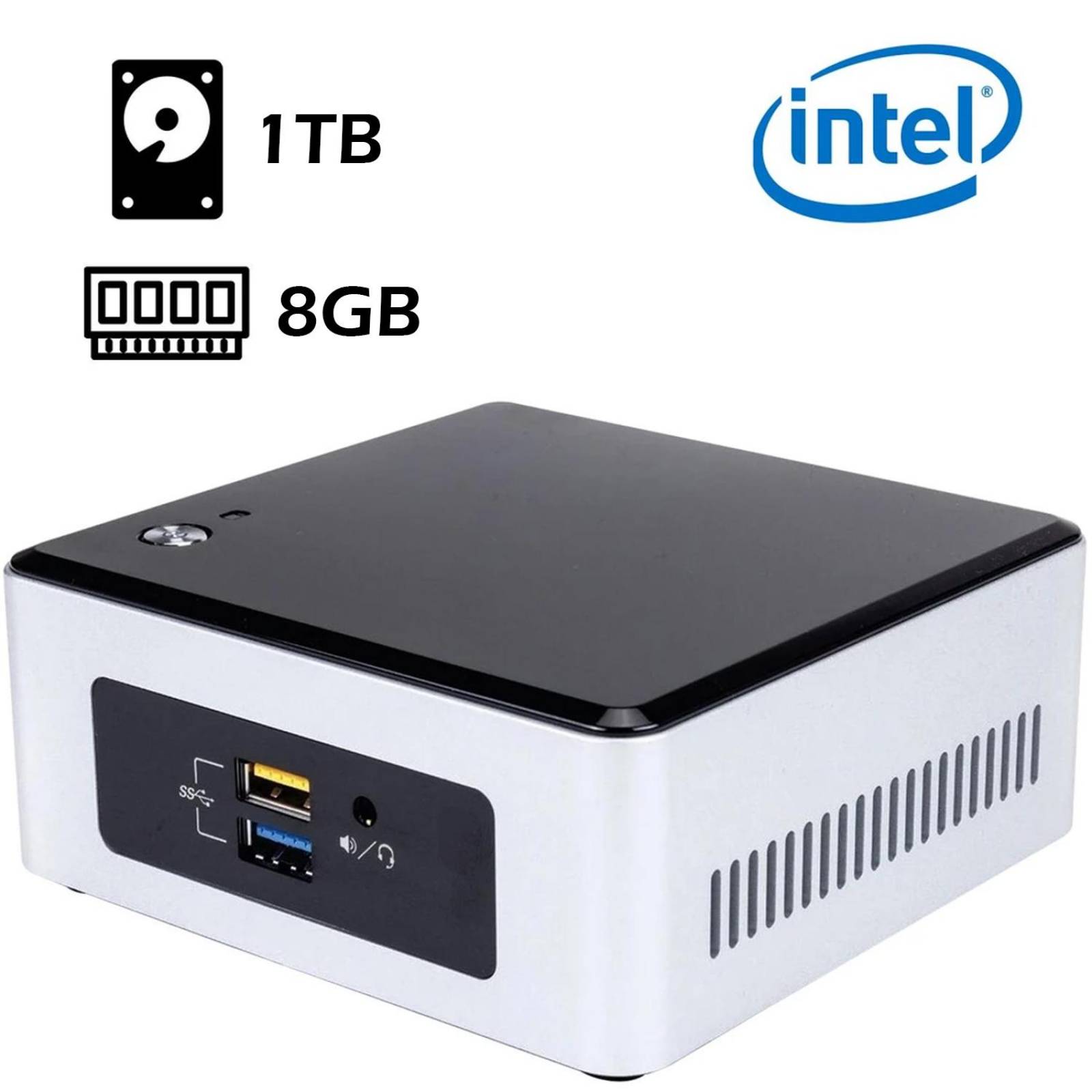 Mini Computadora Pc INTEL Nuc Dual Core N3050 1TB 8GB DDR3L 