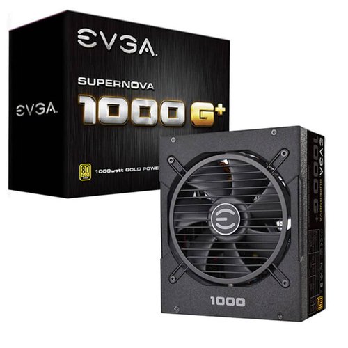 Fuente de Poder EVGA SUPERNOVA 1000G+ 1000W 80 Plus Oro Modular 120-GP-1000-X1 