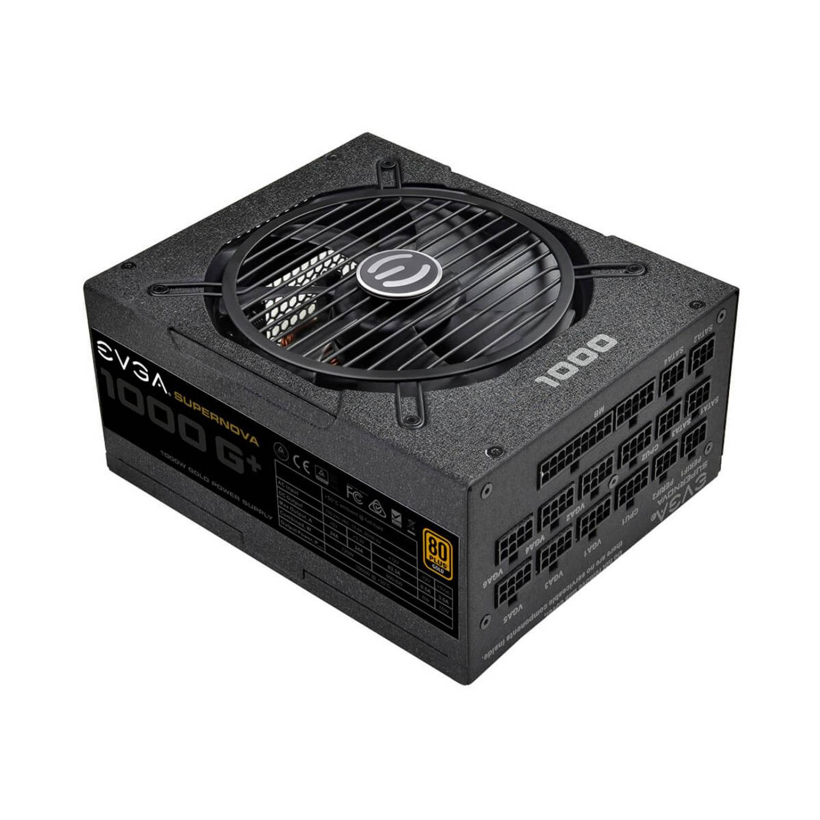 Fuente de Poder EVGA SUPERNOVA 1000G+ 1000W 80 Plus Oro Modular 120-GP-1000-X1 