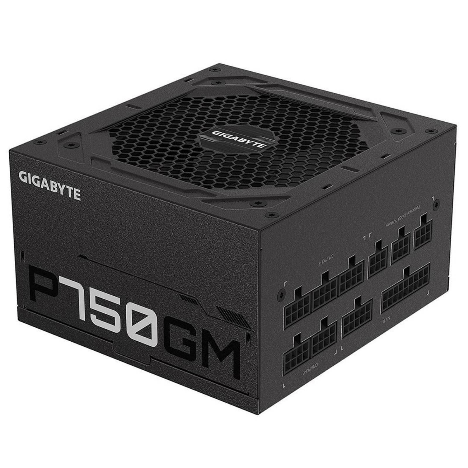 Fuente de Poder GIGABYTE 750W 80 Plus Gold Modular GP-P750GM 